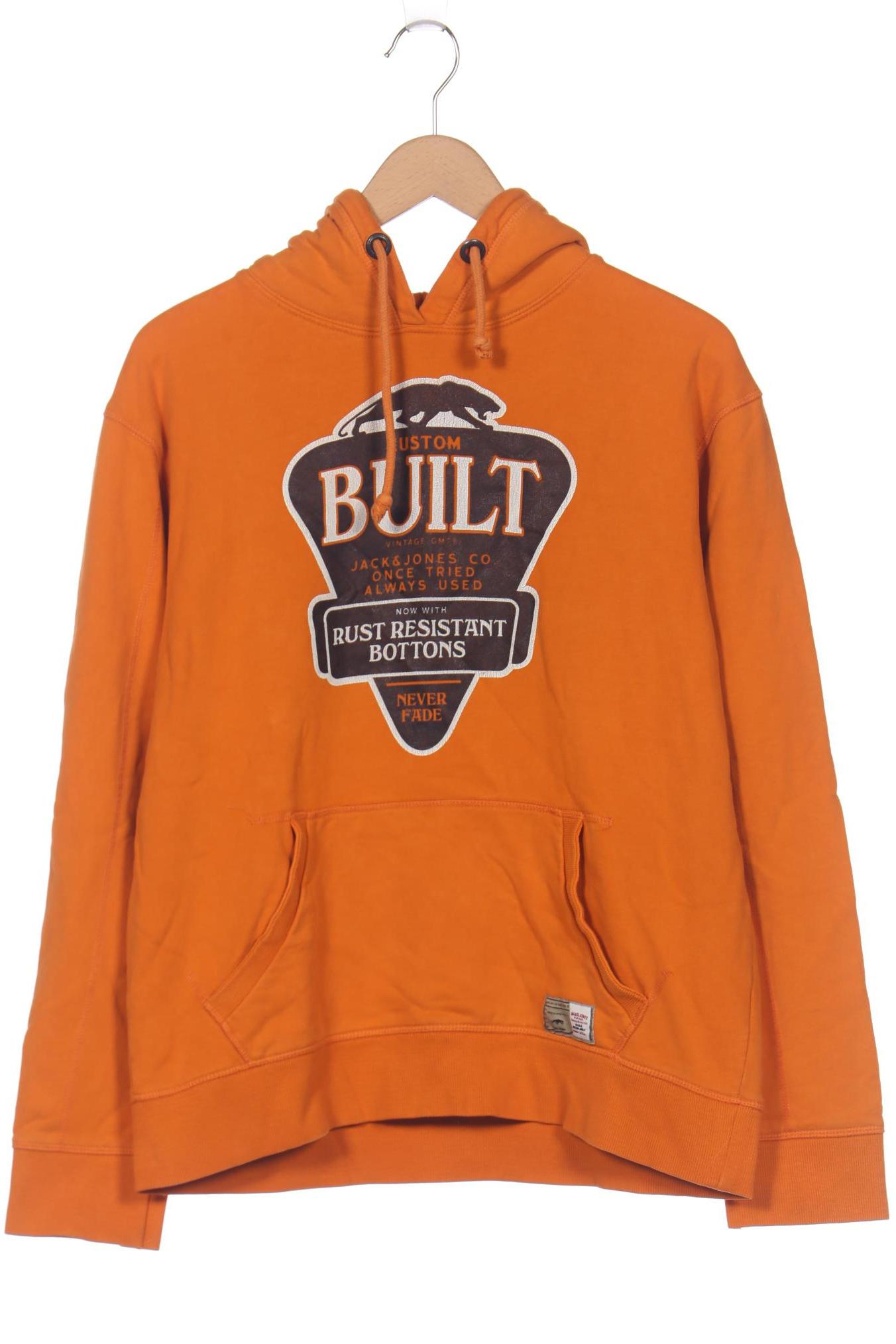 

Jack & Jones Herren Kapuzenpullover, orange, Gr. 54