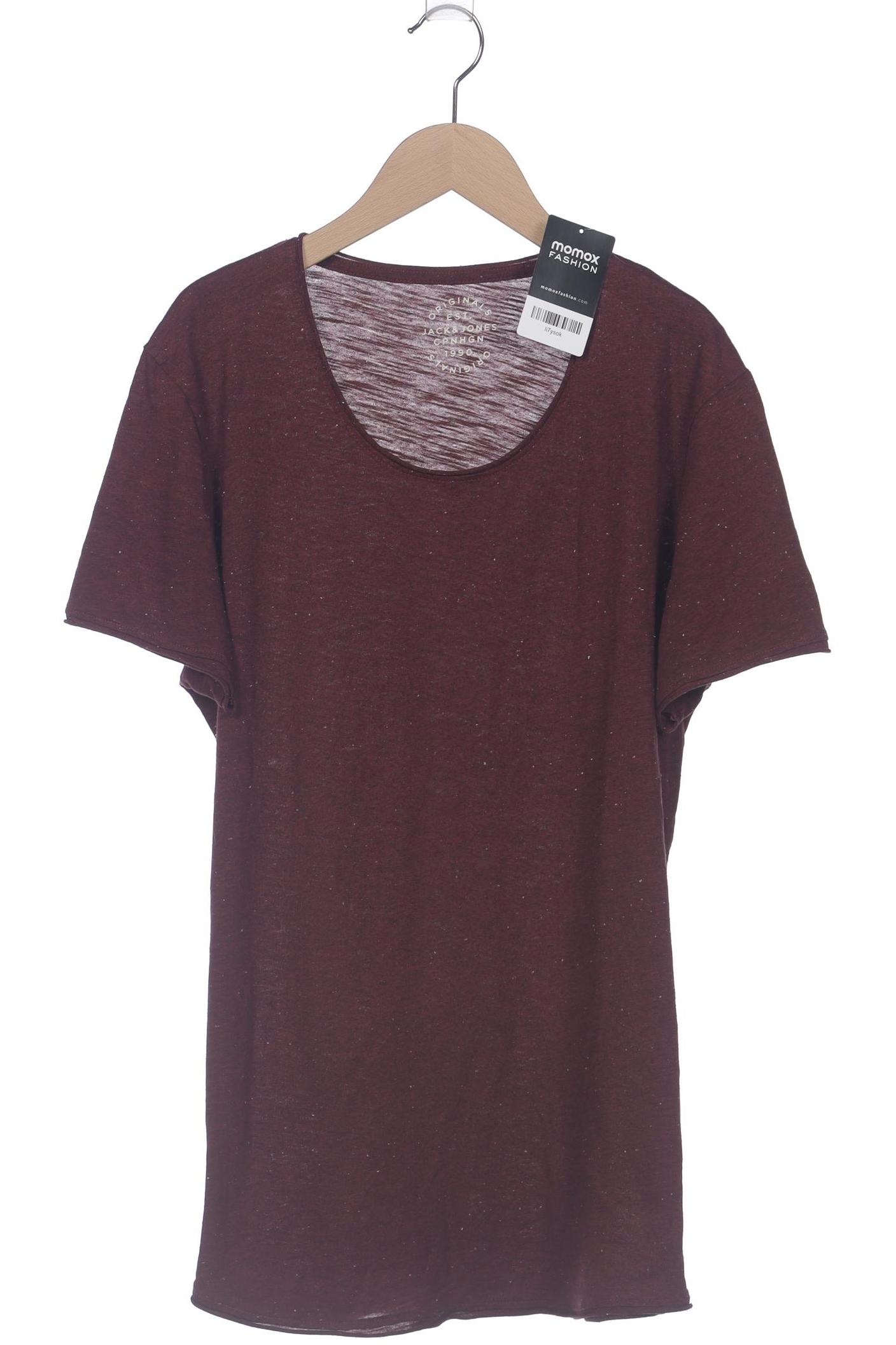 

Jack & Jones Herren T-Shirt, bordeaux, Gr. 48