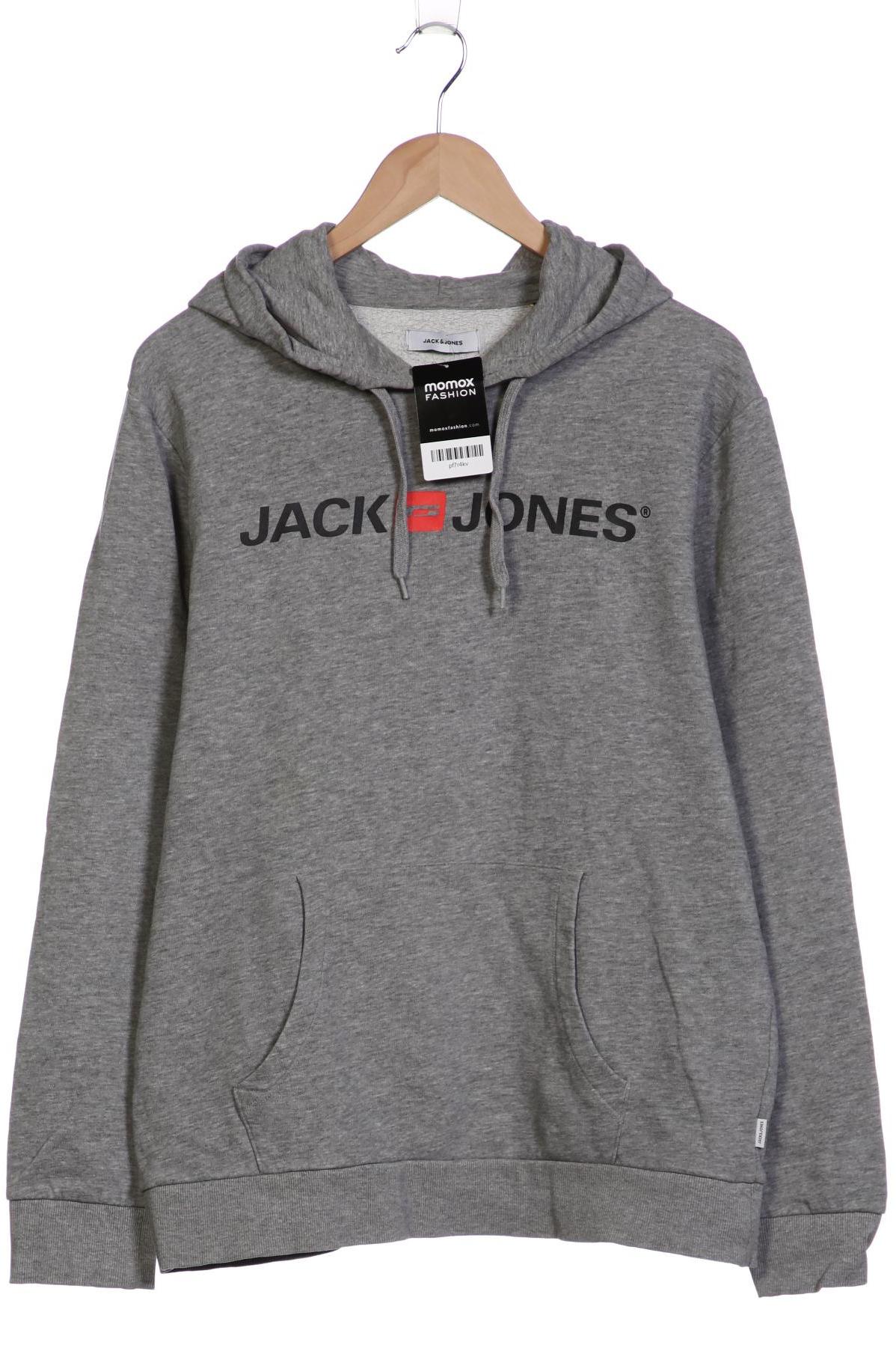 

Jack & Jones Herren Kapuzenpullover, grau, Gr. 52