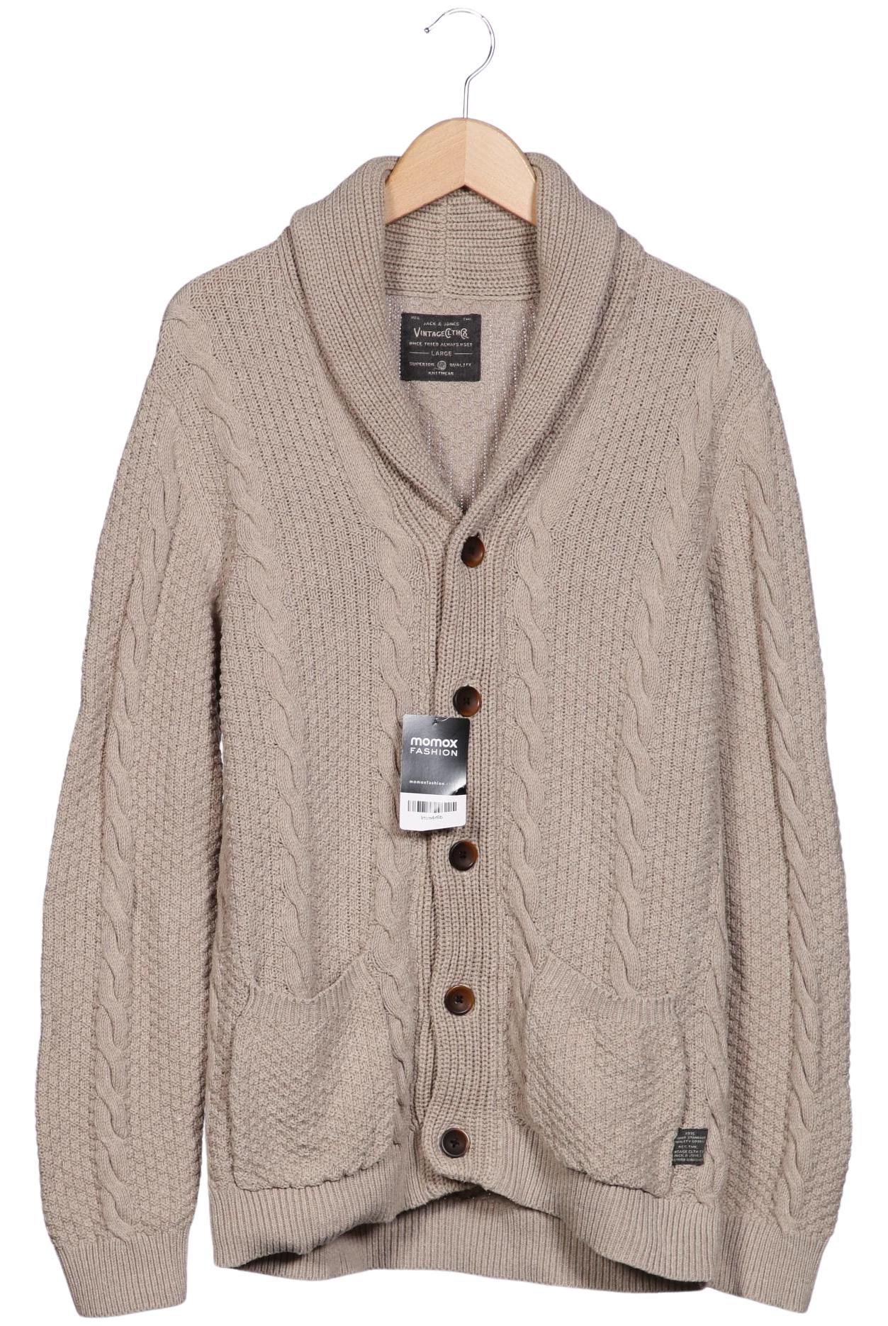 

Jack & Jones Herren Strickjacke, beige, Gr. 52