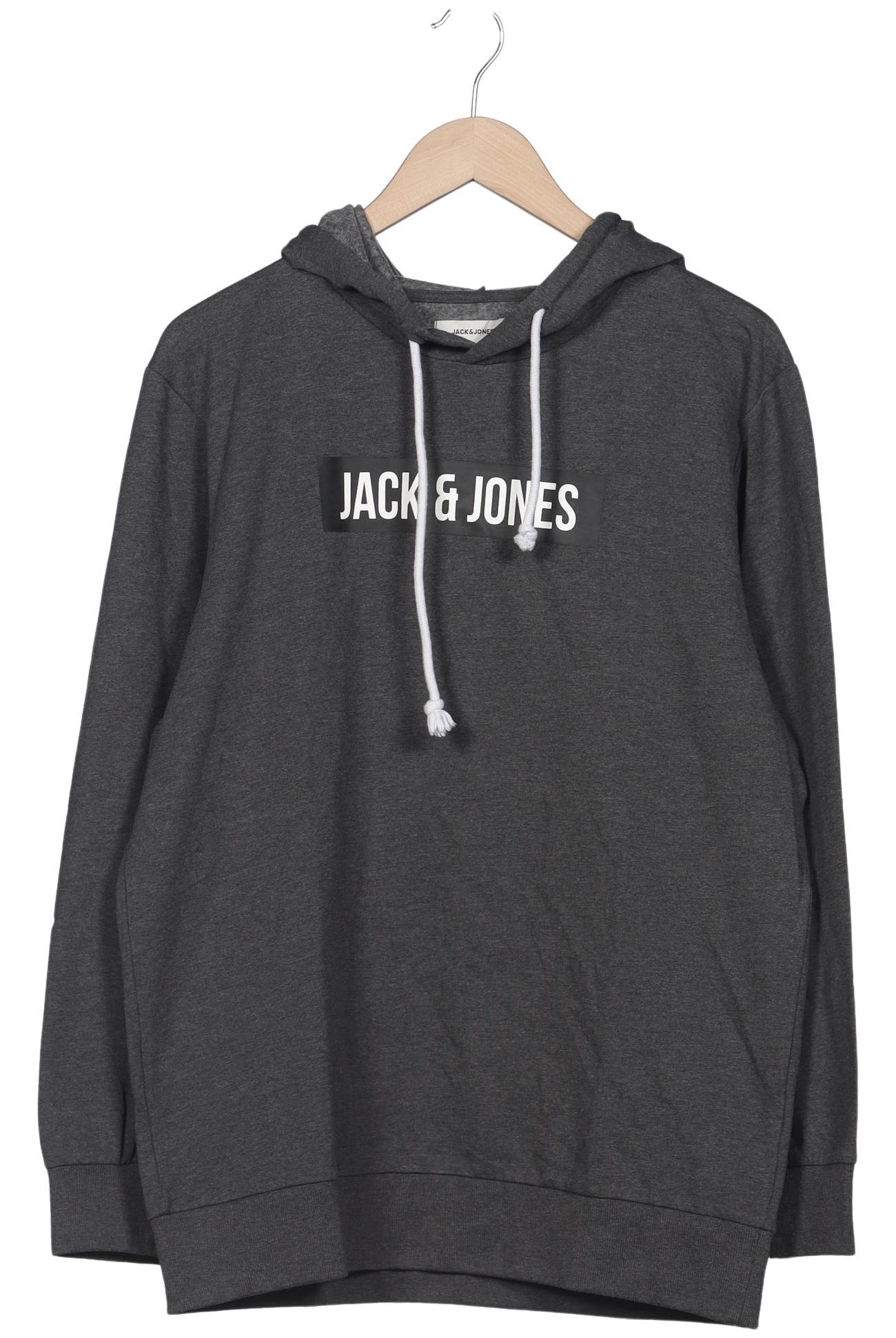 

Jack & Jones Herren Kapuzenpullover, grau, Gr. 52