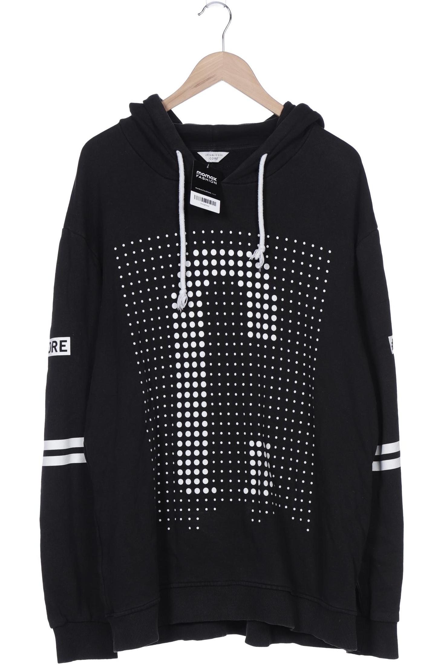 

Jack & Jones Herren Kapuzenpullover, schwarz, Gr. 56