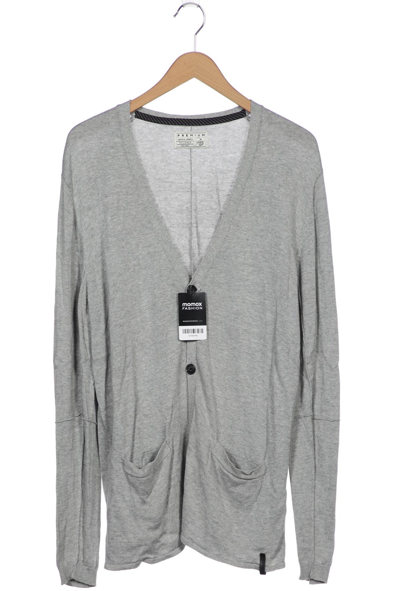 

JACK & JONES Herren Strickjacke, grau