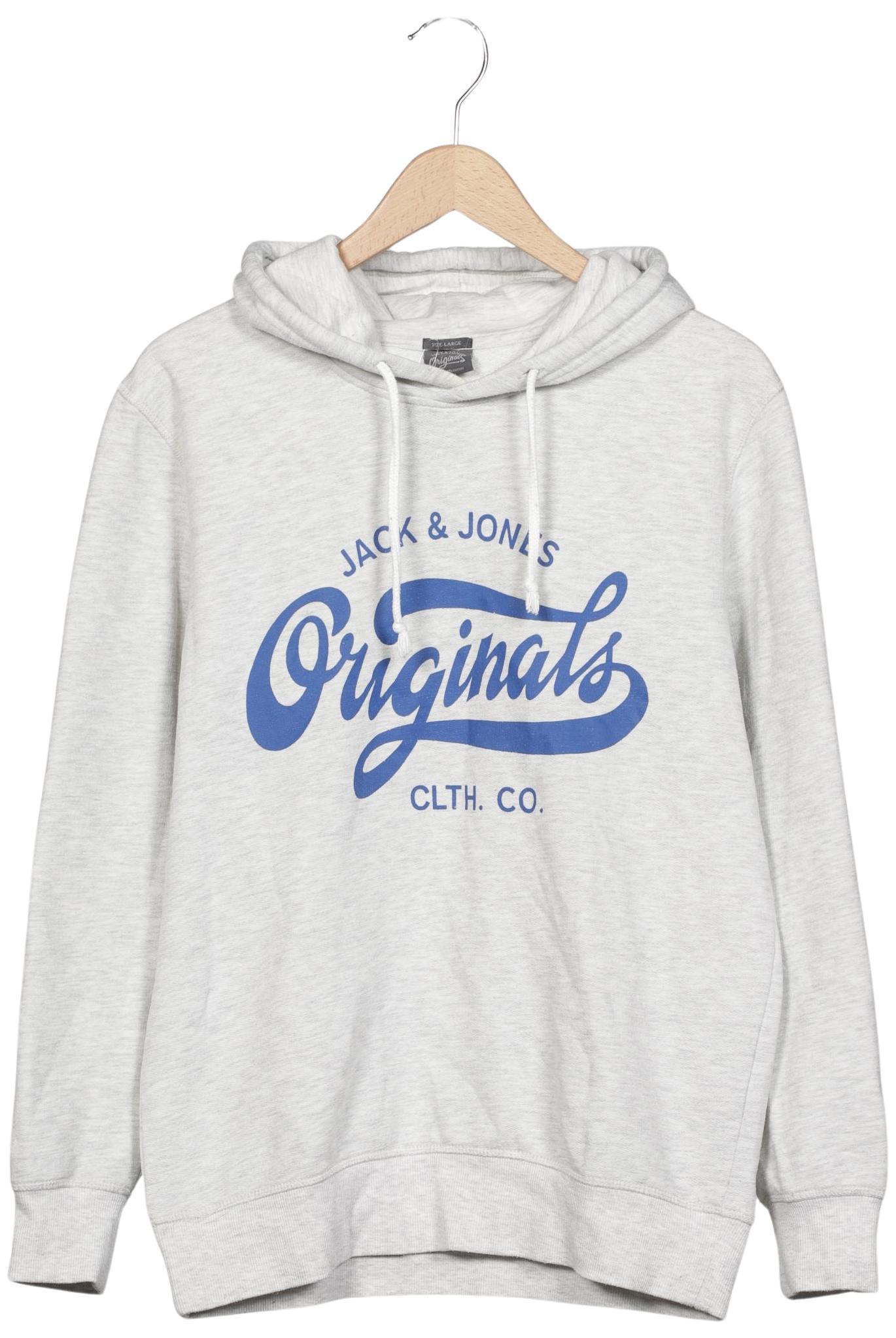 

Jack & Jones Herren Kapuzenpullover, grau, Gr. 52