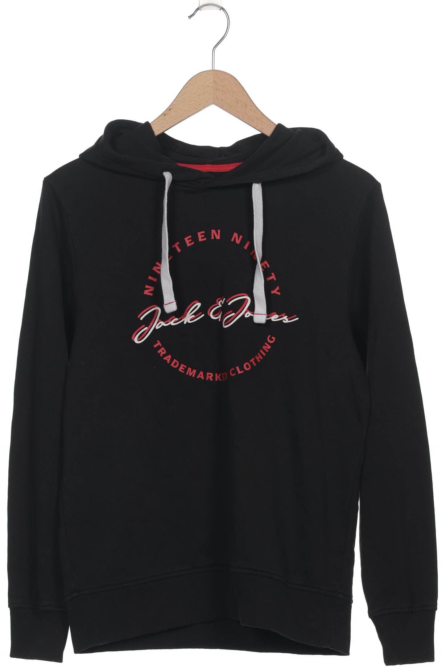 

Jack & Jones Herren Kapuzenpullover, schwarz, Gr. 46