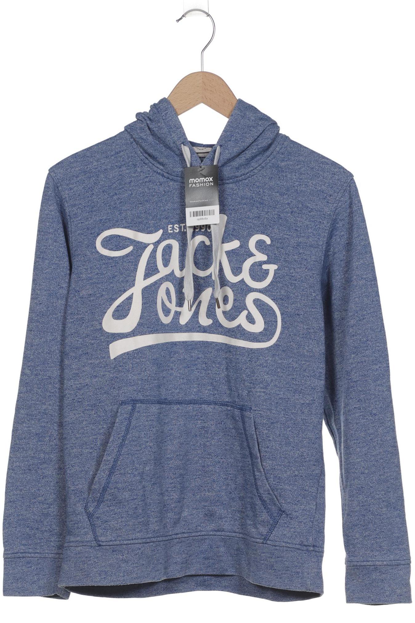 

Jack & Jones Herren Kapuzenpullover, blau, Gr. 48