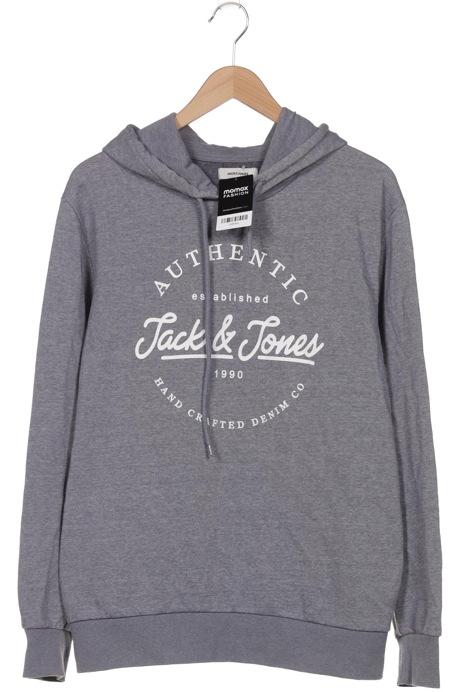 

Jack & Jones Herren Kapuzenpullover, grau, Gr. 54