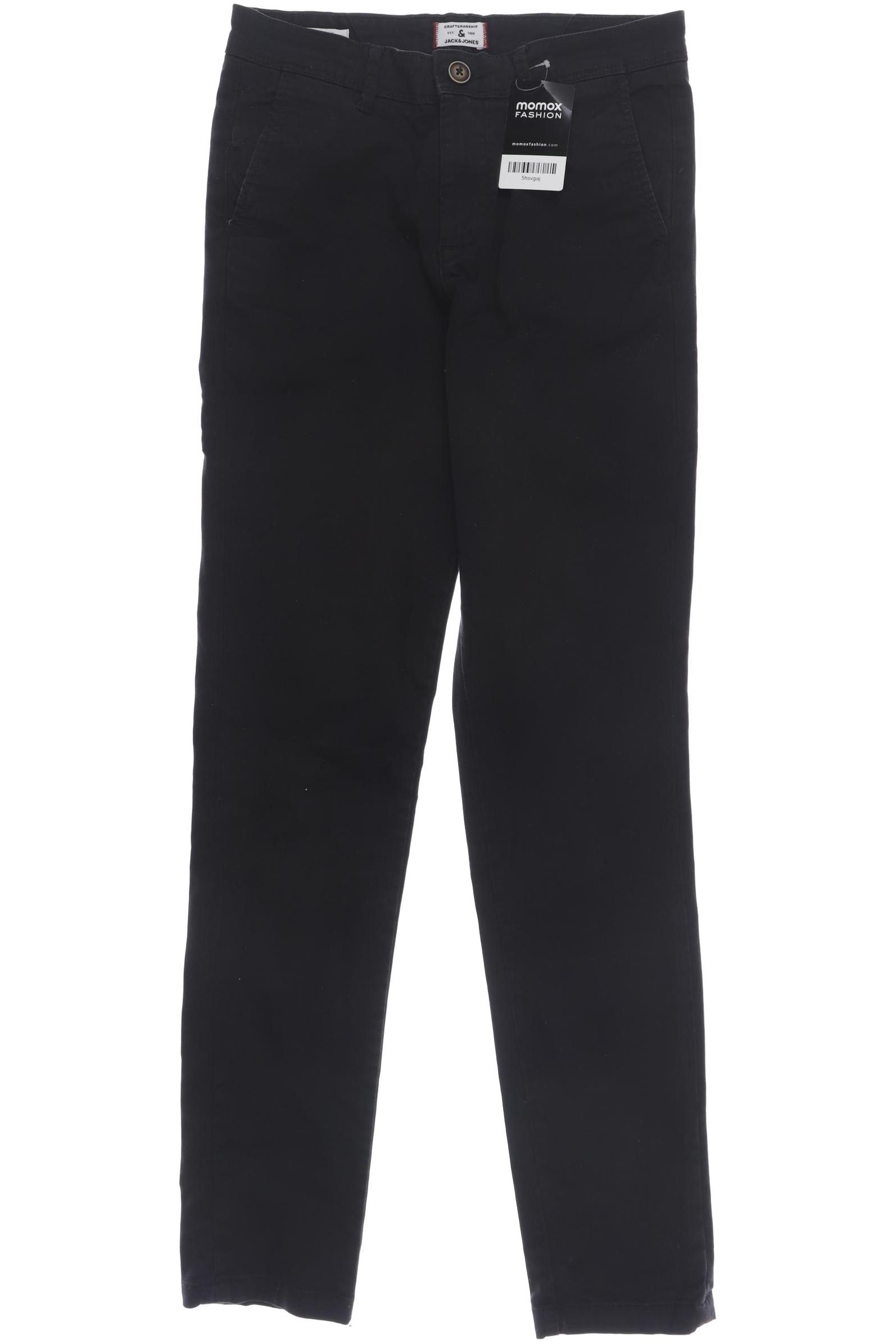 

Jack & Jones Herren Stoffhose, schwarz, Gr. 27