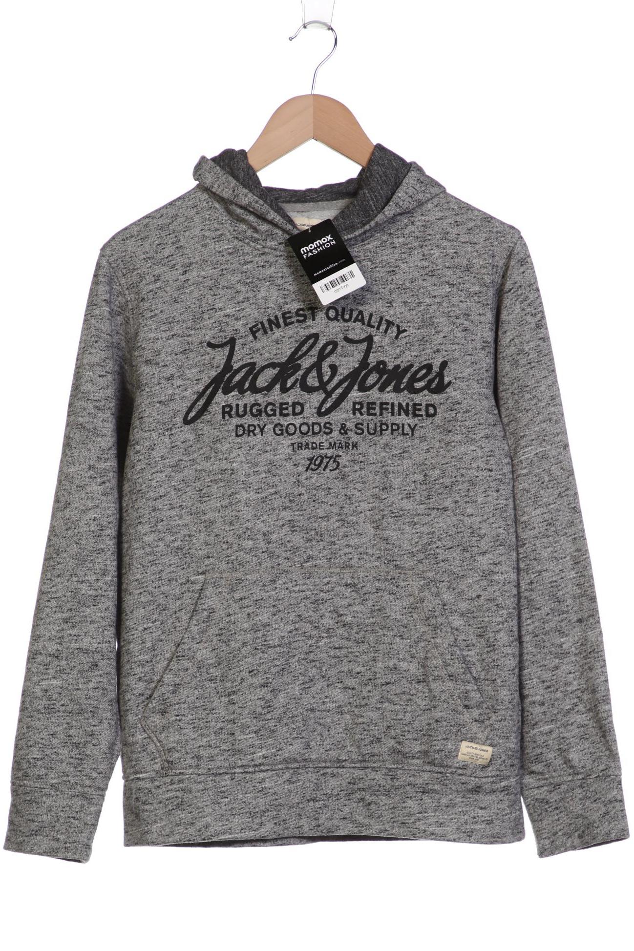 

Jack & Jones Herren Kapuzenpullover, grau, Gr. 46