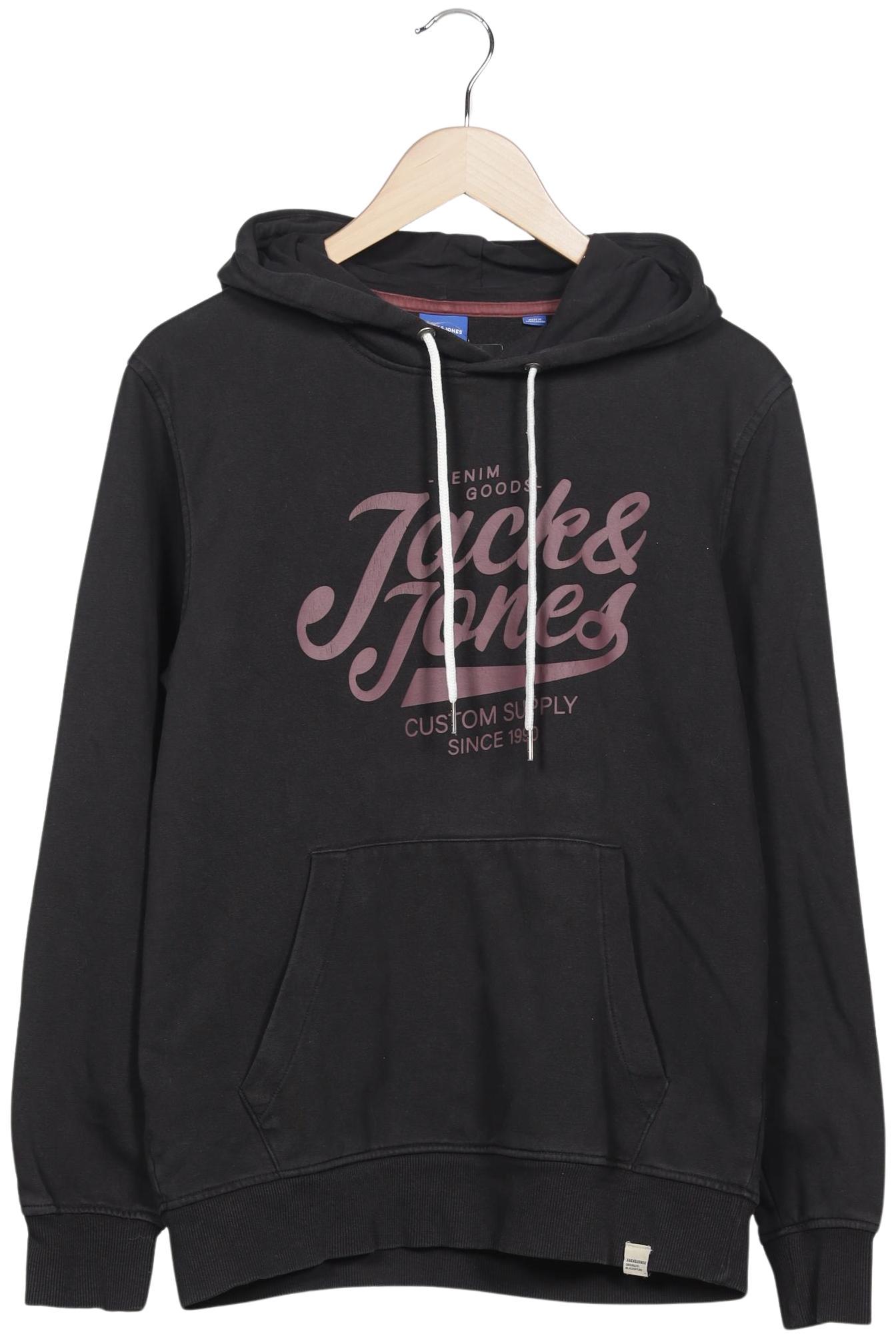 

Jack & Jones Herren Kapuzenpullover, schwarz, Gr. 52