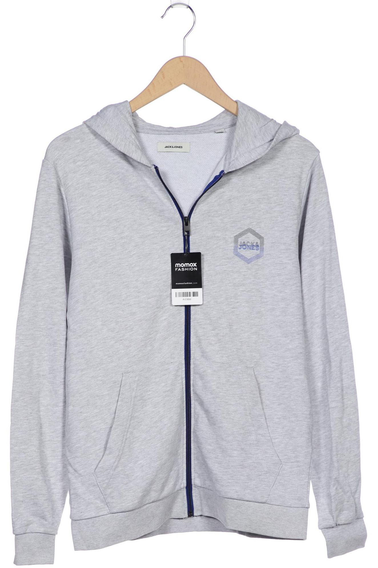 

Jack & Jones Herren Kapuzenpullover, grau, Gr. 46