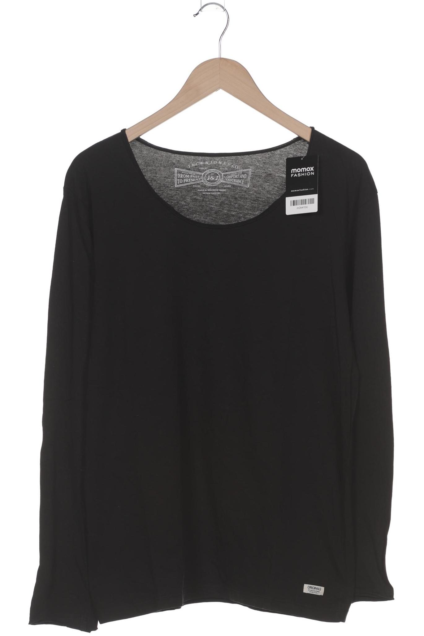 

Jack & Jones Herren Langarmshirt, schwarz, Gr. 48