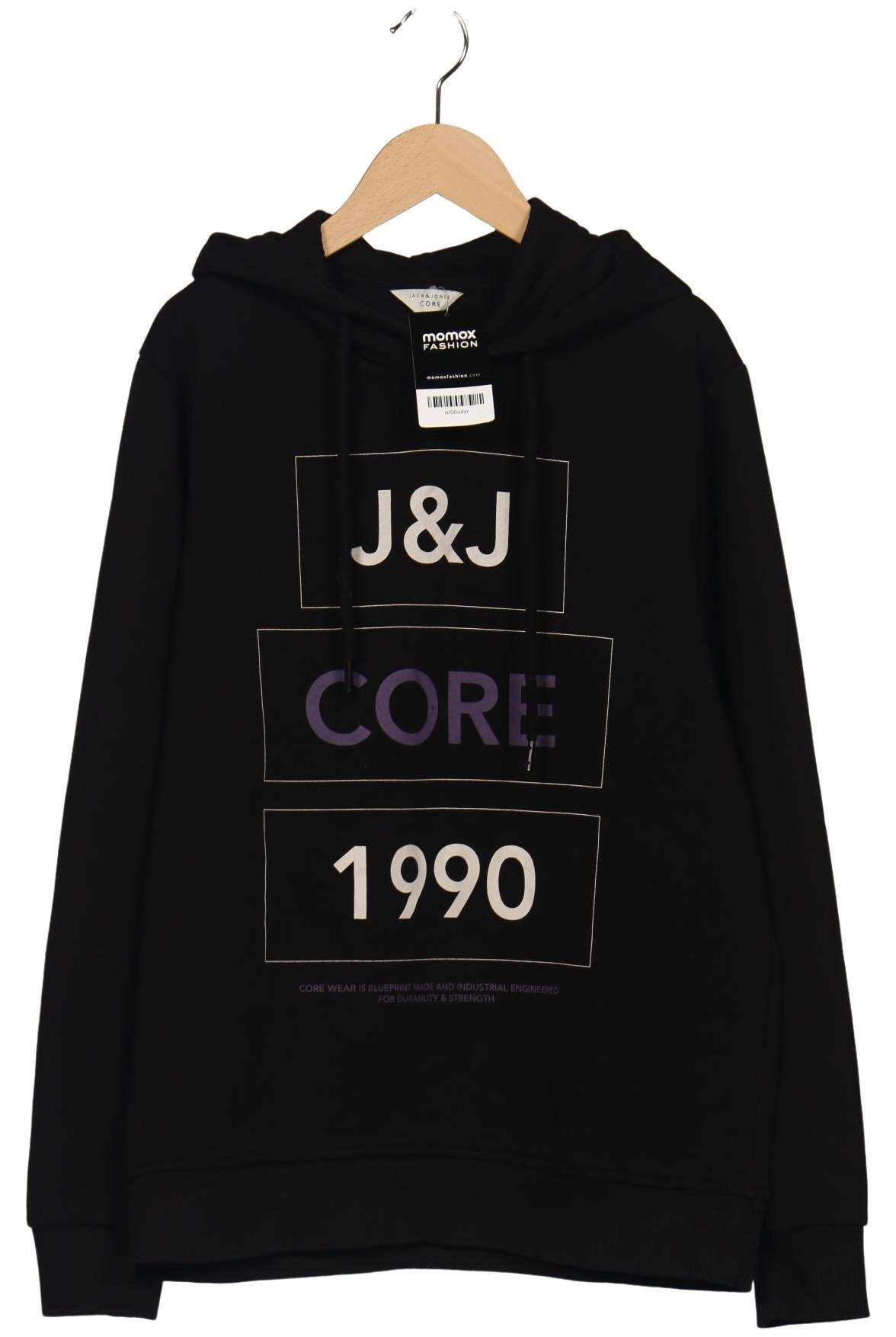 

Jack & Jones Herren Kapuzenpullover, schwarz, Gr. 48