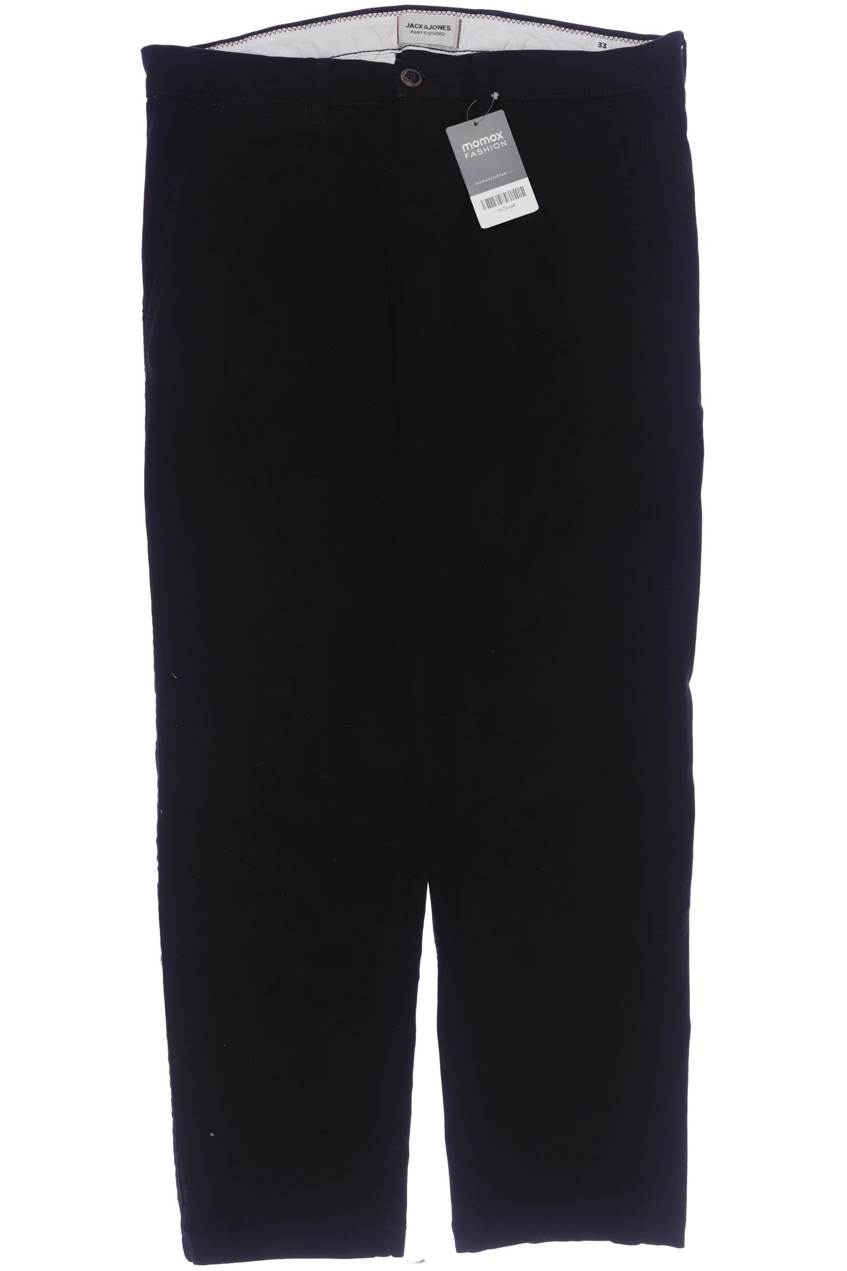 

Jack & Jones Herren Stoffhose, schwarz, Gr. 33