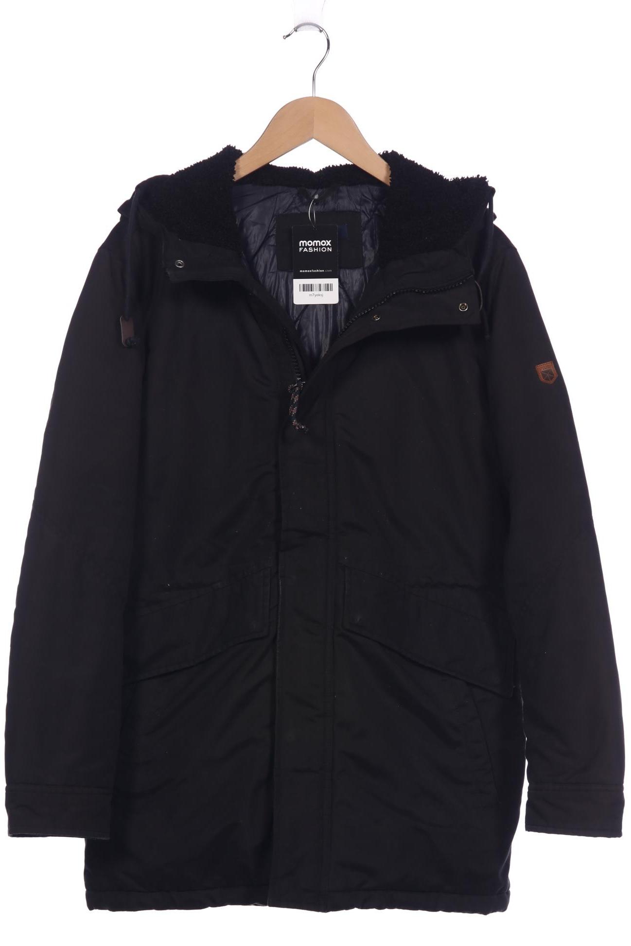 

Jack & Jones Herren Mantel, schwarz, Gr. 48
