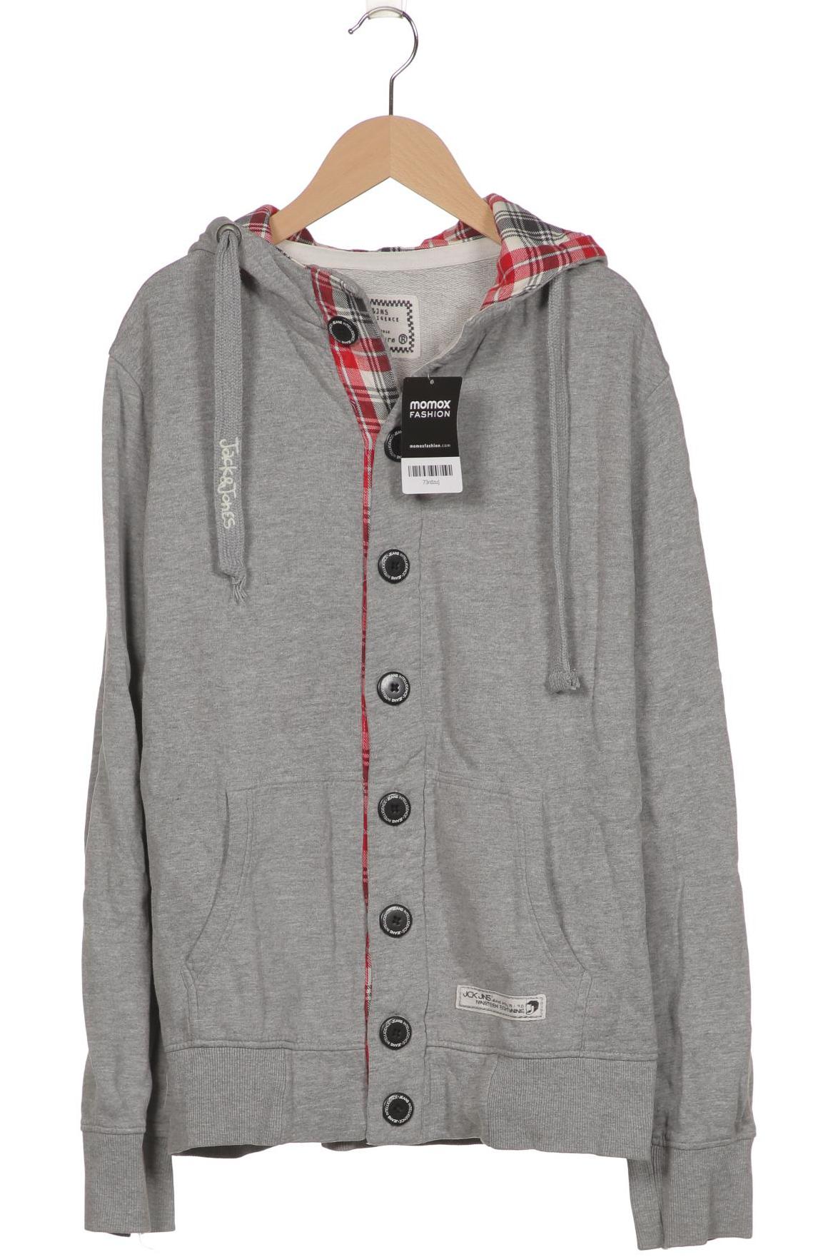 

JACK & JONES Herren Kapuzenpullover, grau