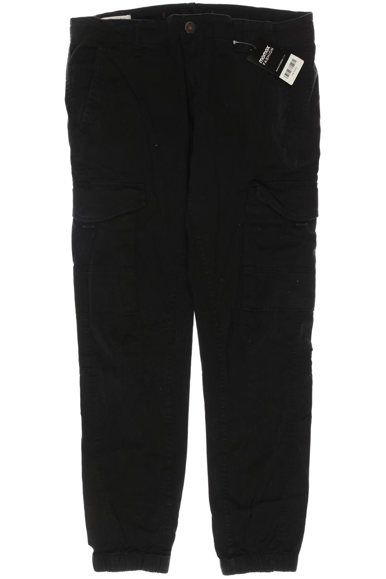 

JACK & JONES Herren Stoffhose, schwarz