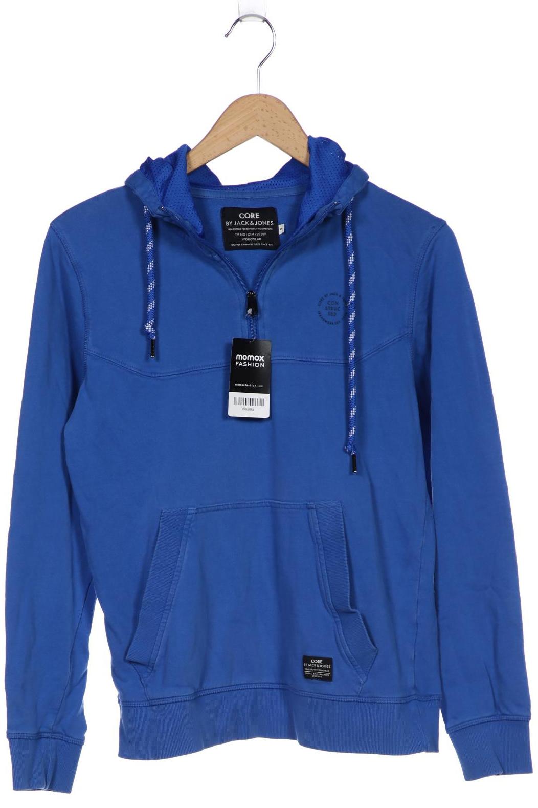 

Jack & Jones Herren Kapuzenpullover, blau, Gr. 46