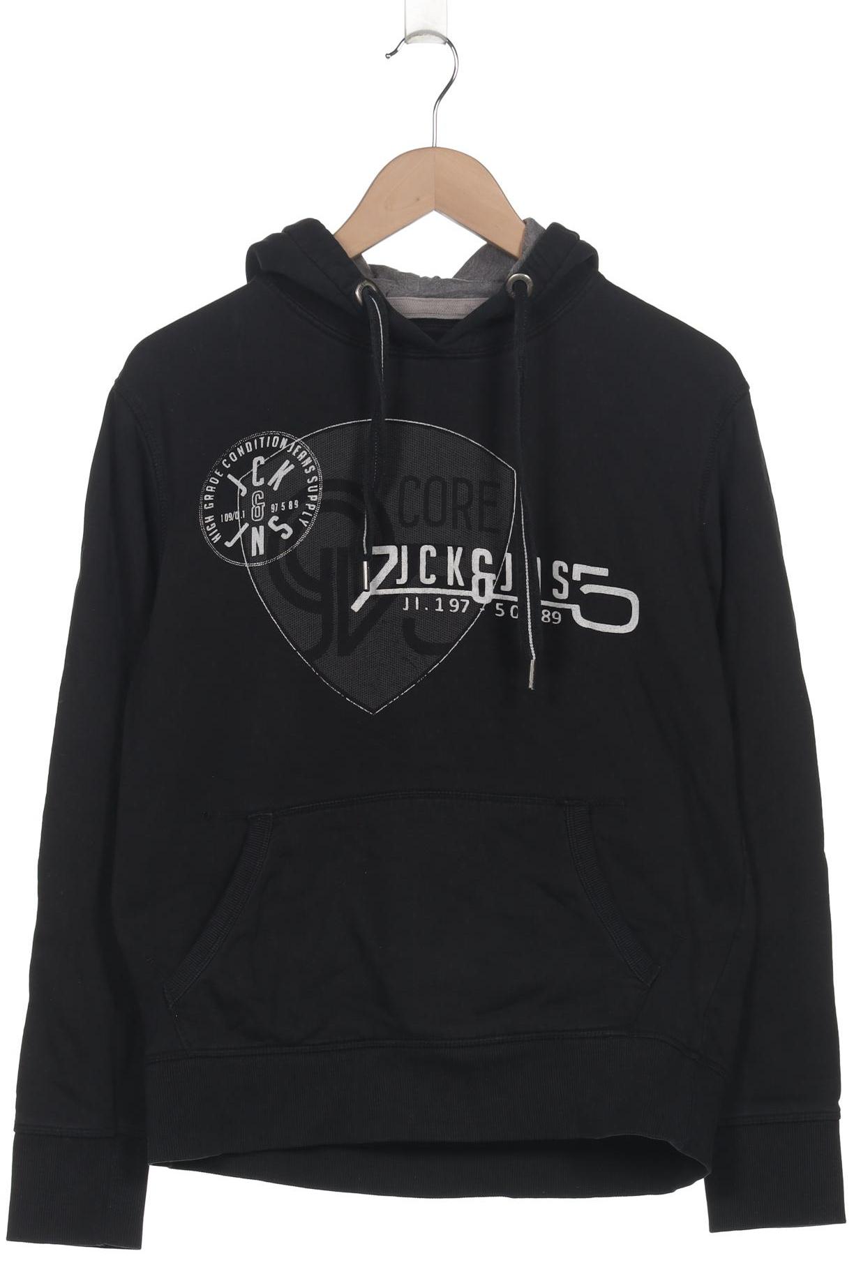 

Jack & Jones Herren Kapuzenpullover, schwarz, Gr. 48