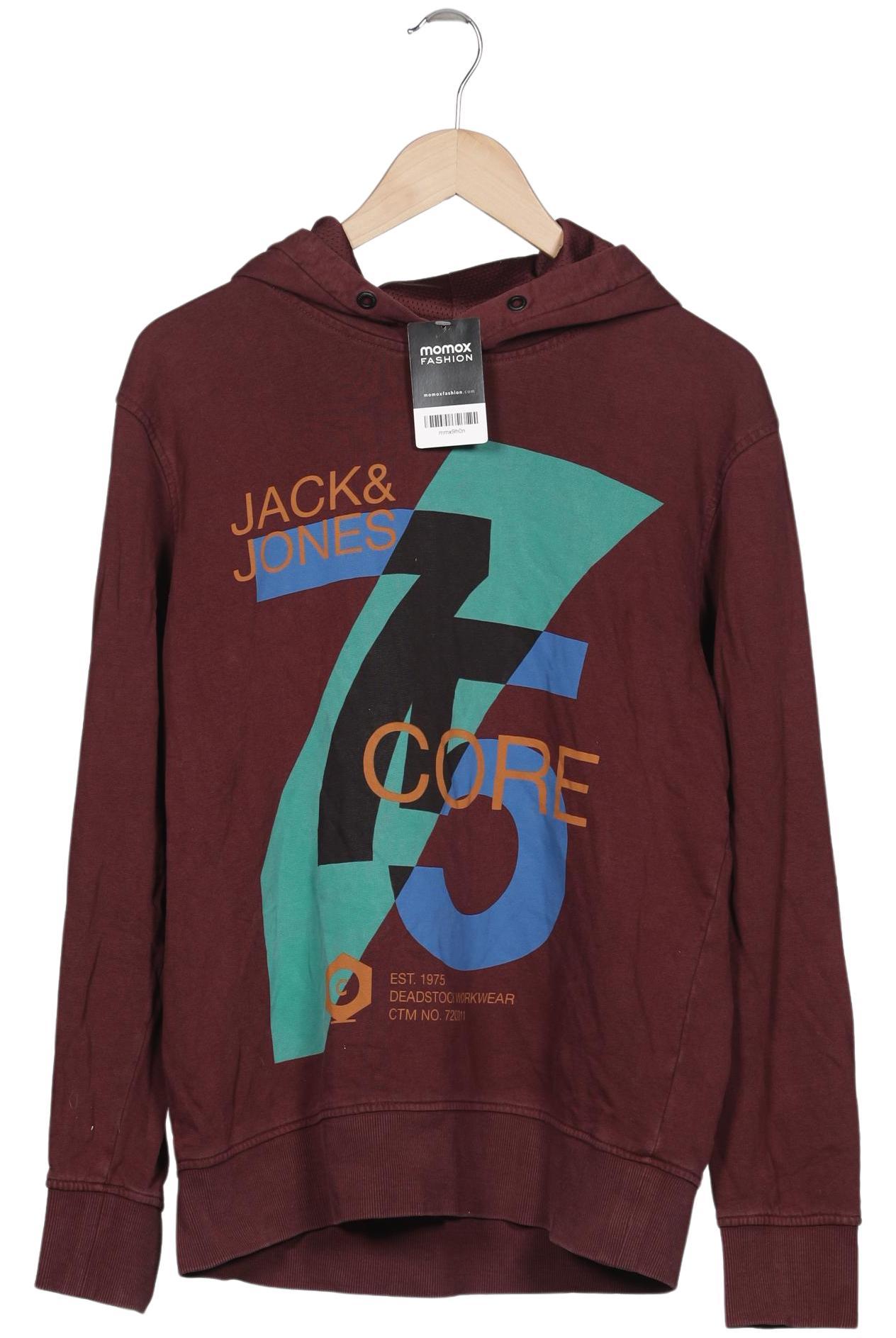 

Jack & Jones Herren Kapuzenpullover, bordeaux, Gr. 52