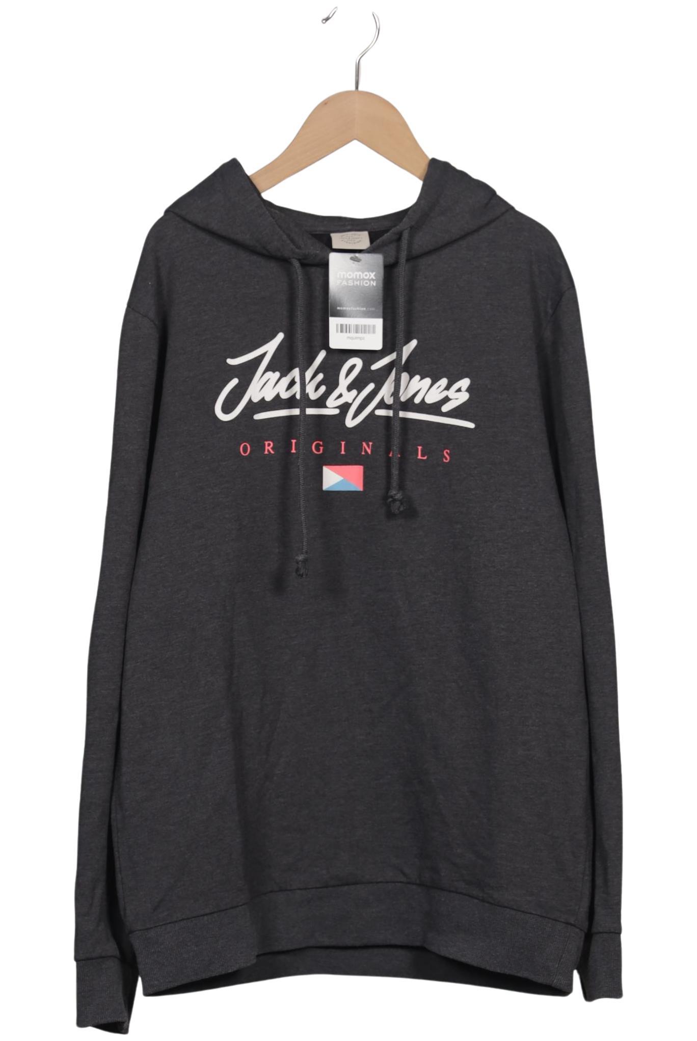 Thumbnail - Jack &amp; Jones Herren Kapuzenpullover, grau, Gr. 52