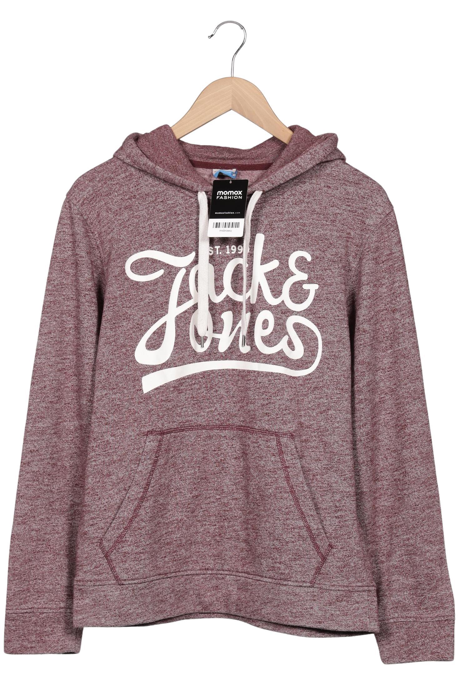 

Jack & Jones Herren Kapuzenpullover, bordeaux, Gr. 48