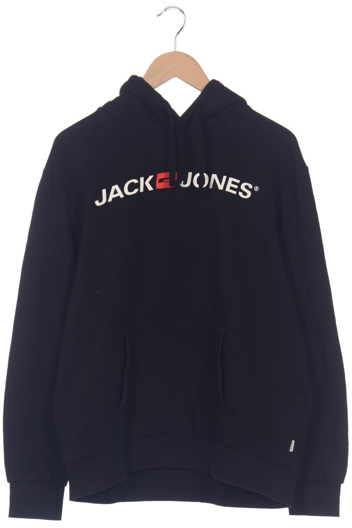 

Jack & Jones Herren Kapuzenpullover, schwarz, Gr. 52