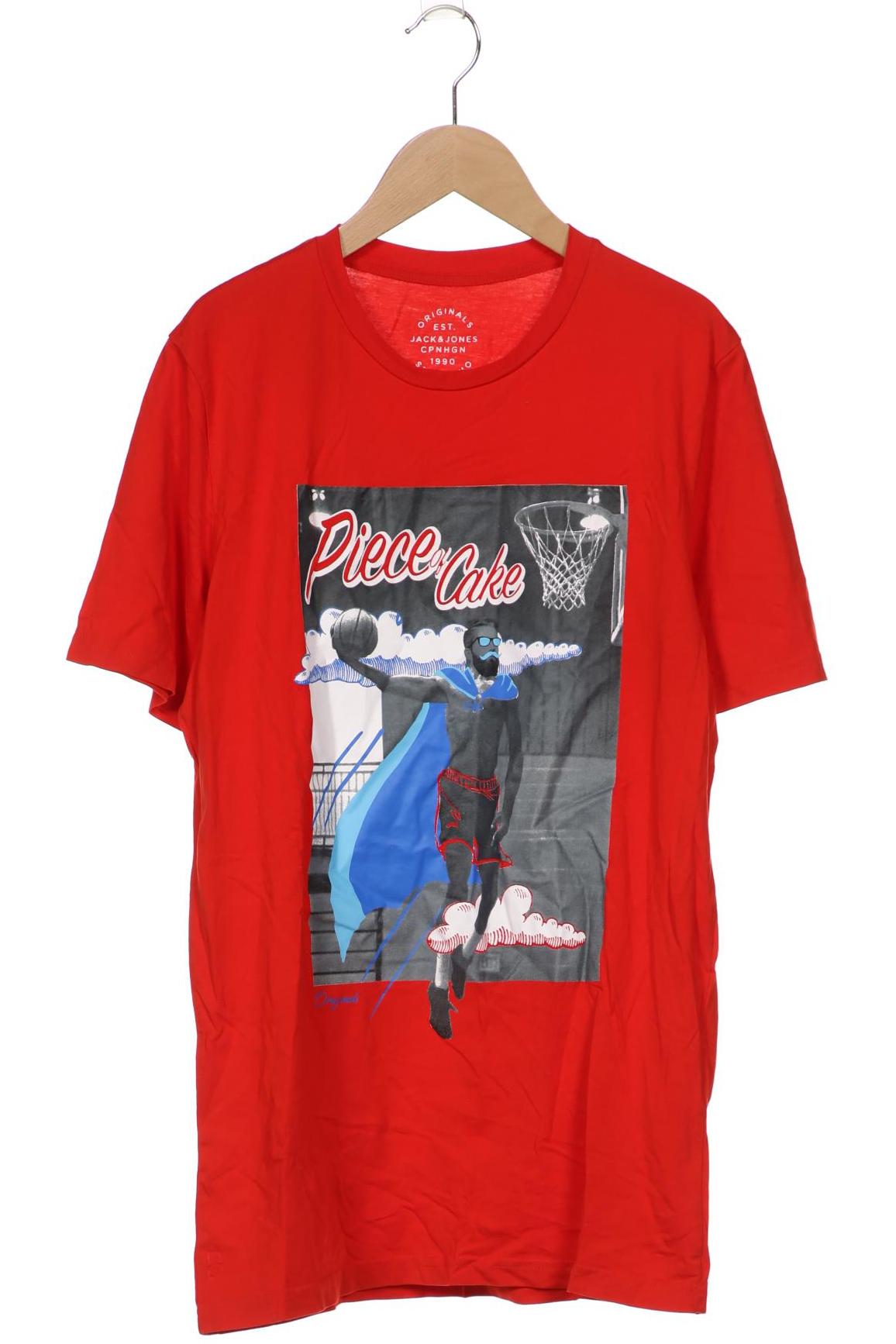 

Jack & Jones Herren T-Shirt, rot, Gr. 52