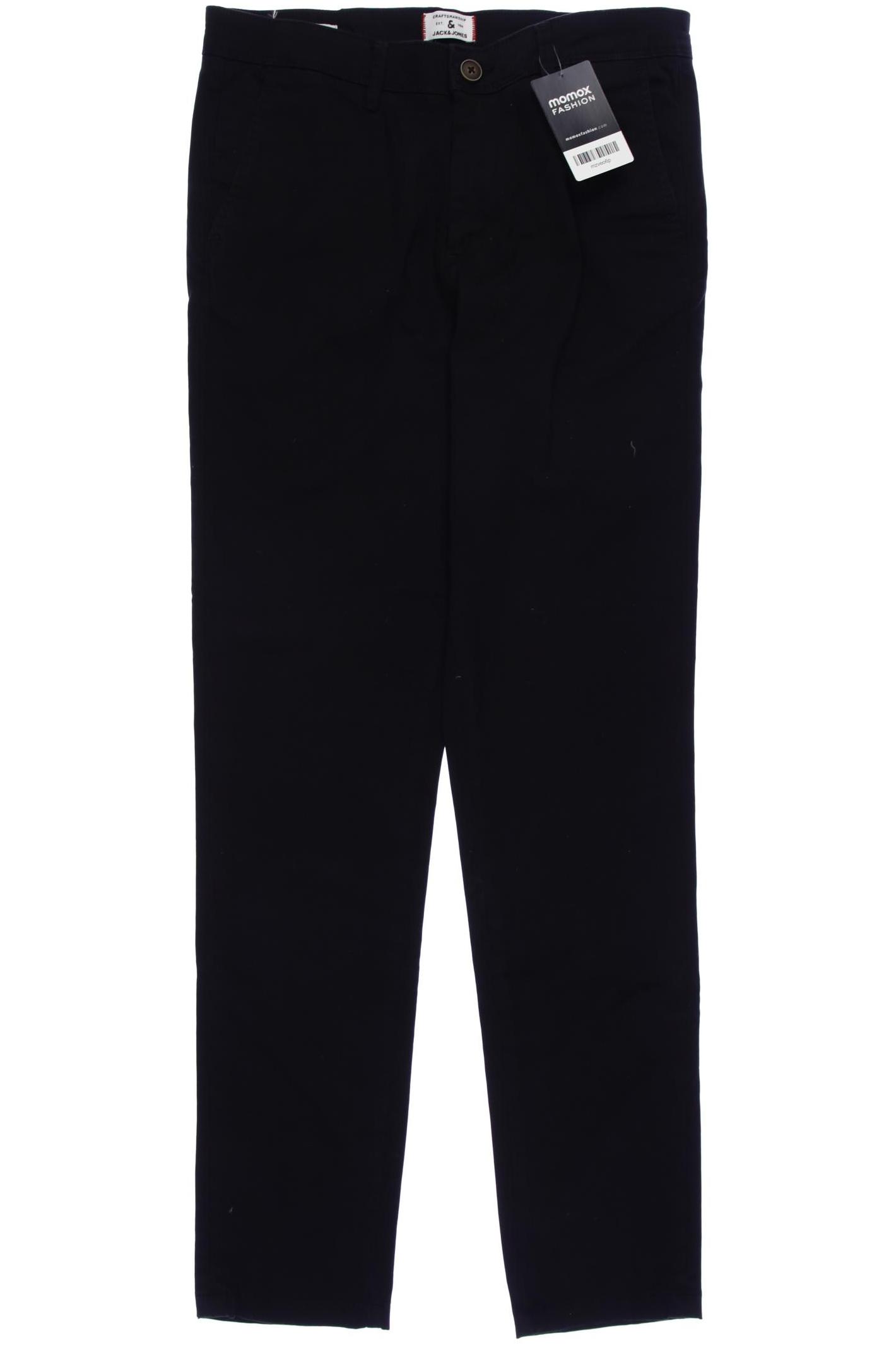 

Jack & Jones Herren Stoffhose, schwarz, Gr. 30