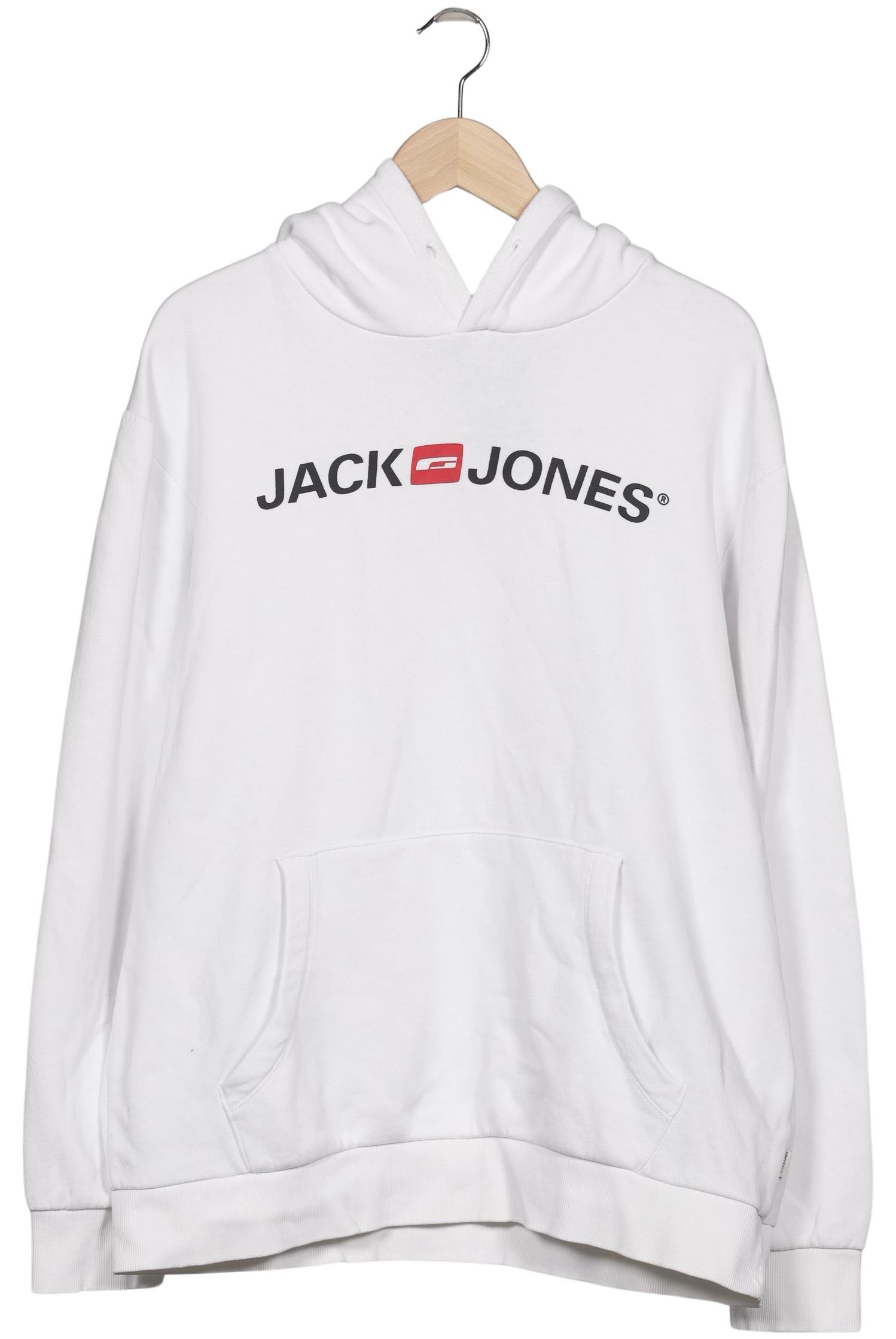 

Jack & Jones Herren Kapuzenpullover, weiß, Gr. 54