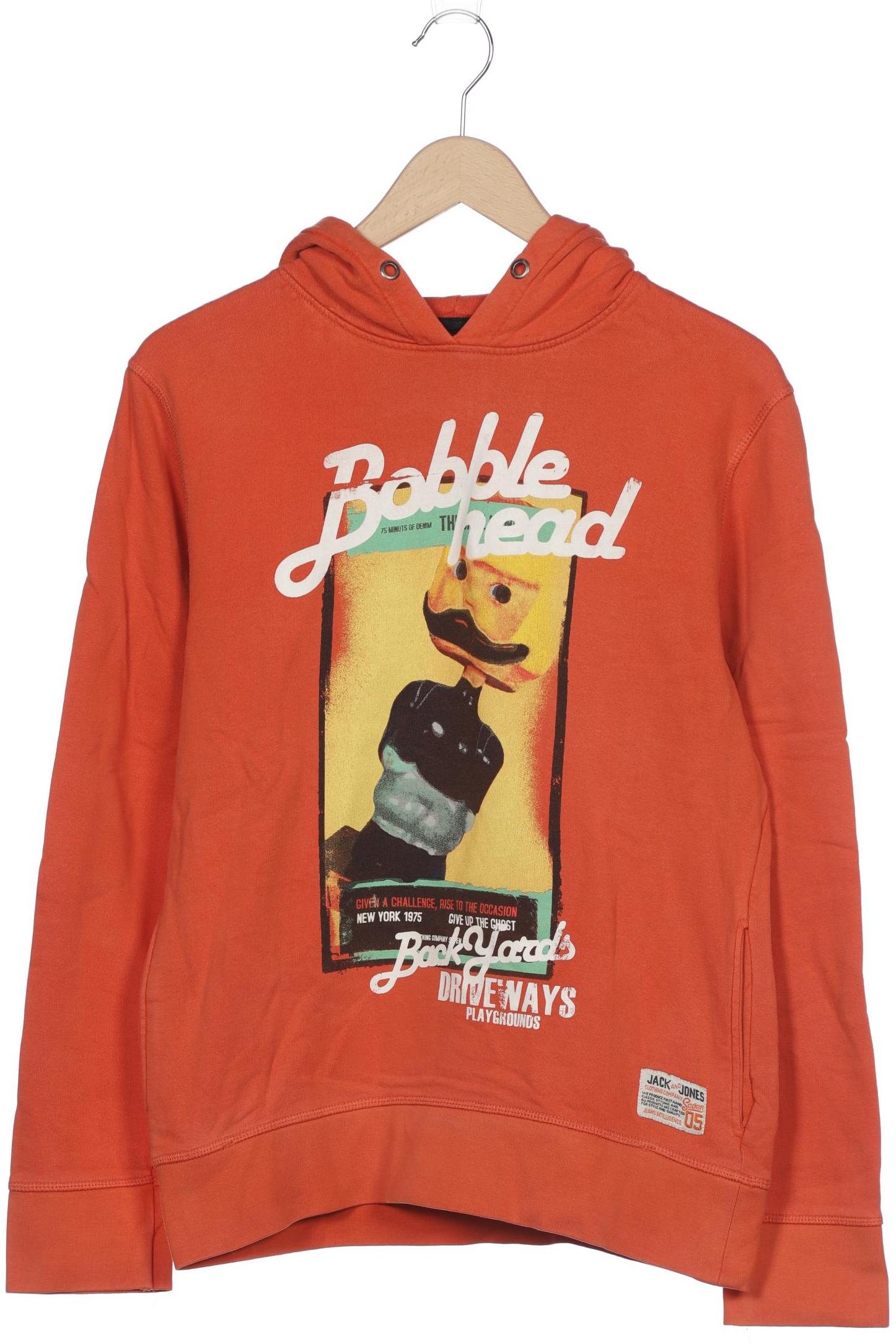 

Jack & Jones Herren Kapuzenpullover, orange, Gr. 48