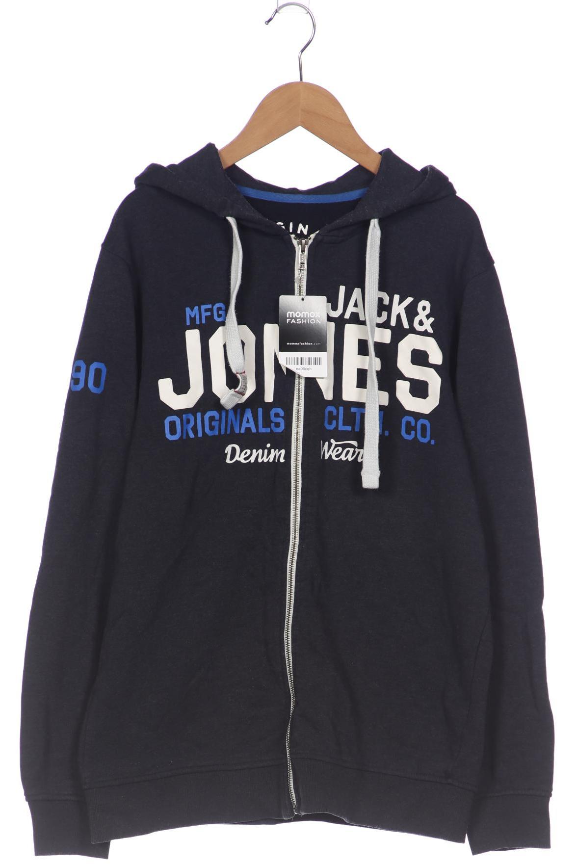

Jack & Jones Herren Kapuzenpullover, marineblau, Gr. 48