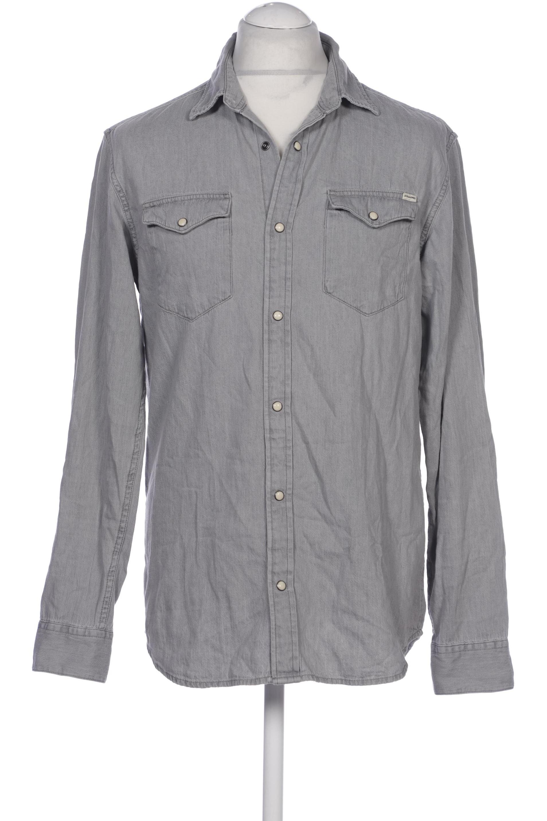 

Jack & Jones Herren Hemd, grau, Gr. 52
