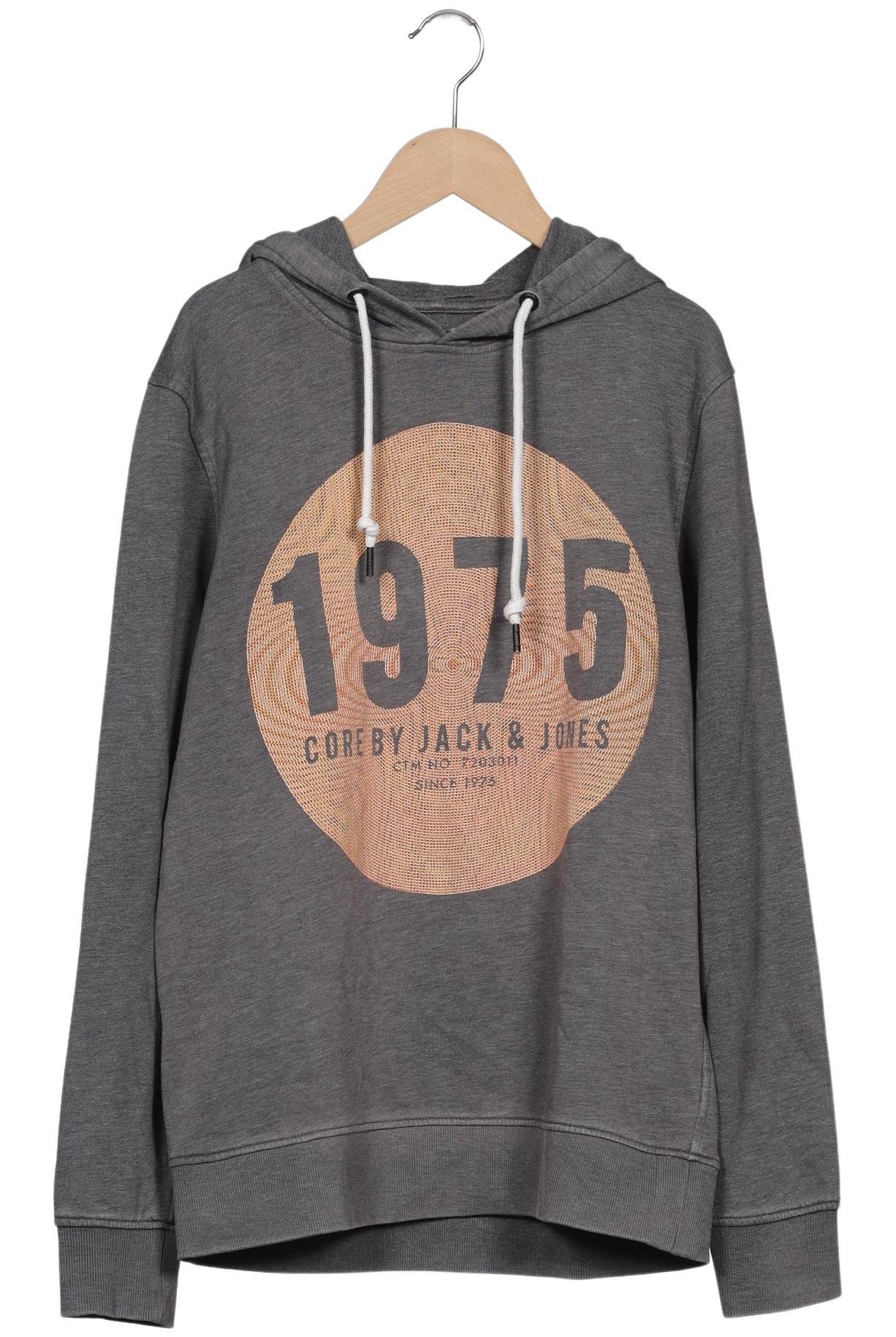 

Jack & Jones Herren Kapuzenpullover, grau, Gr. 46