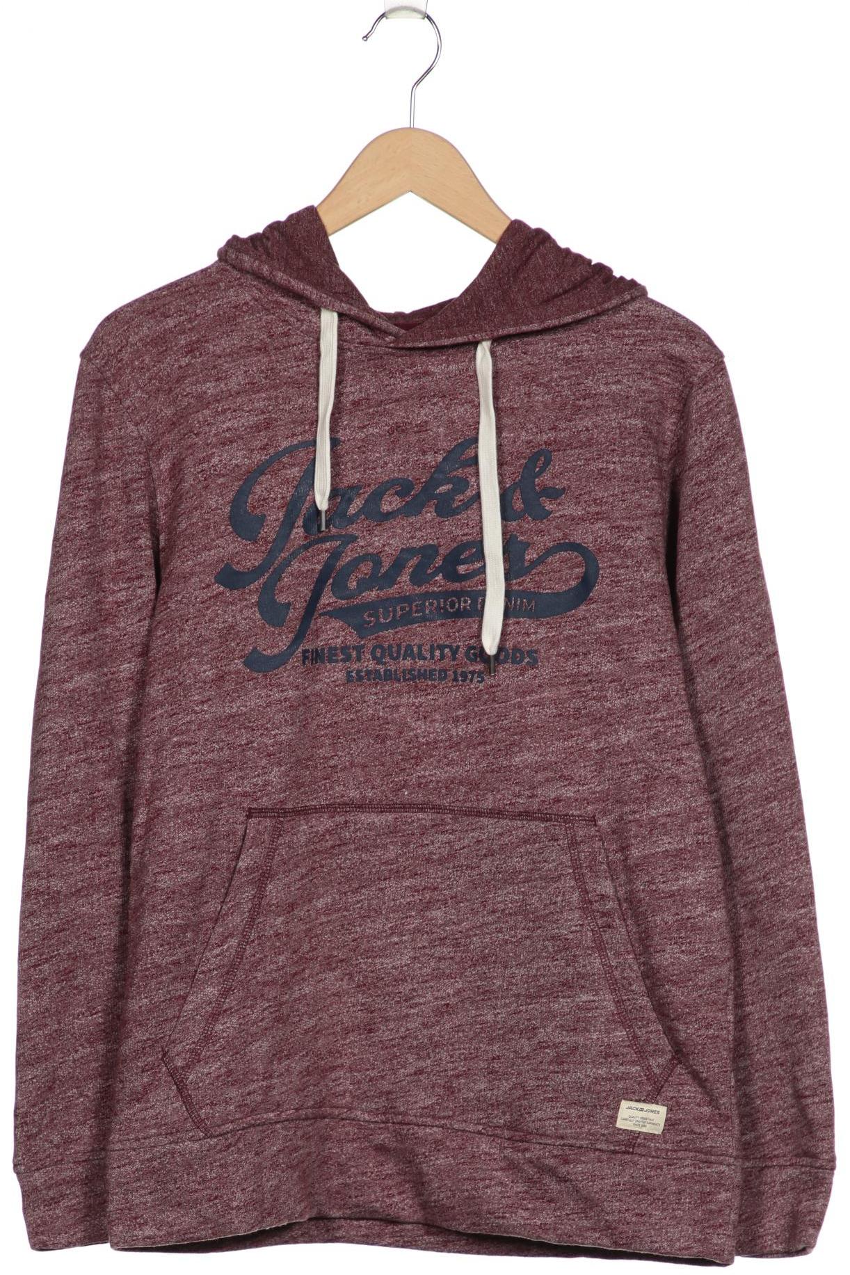

JACK & JONES Herren Kapuzenpullover, bordeaux
