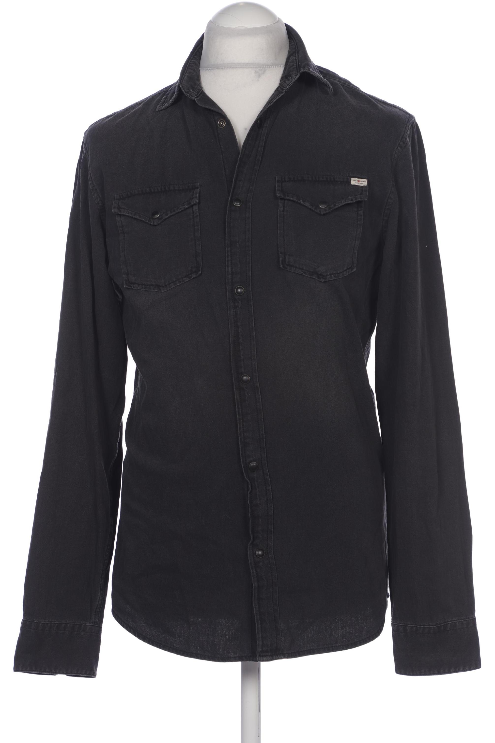 

Jack & Jones Herren Hemd, schwarz, Gr. 46