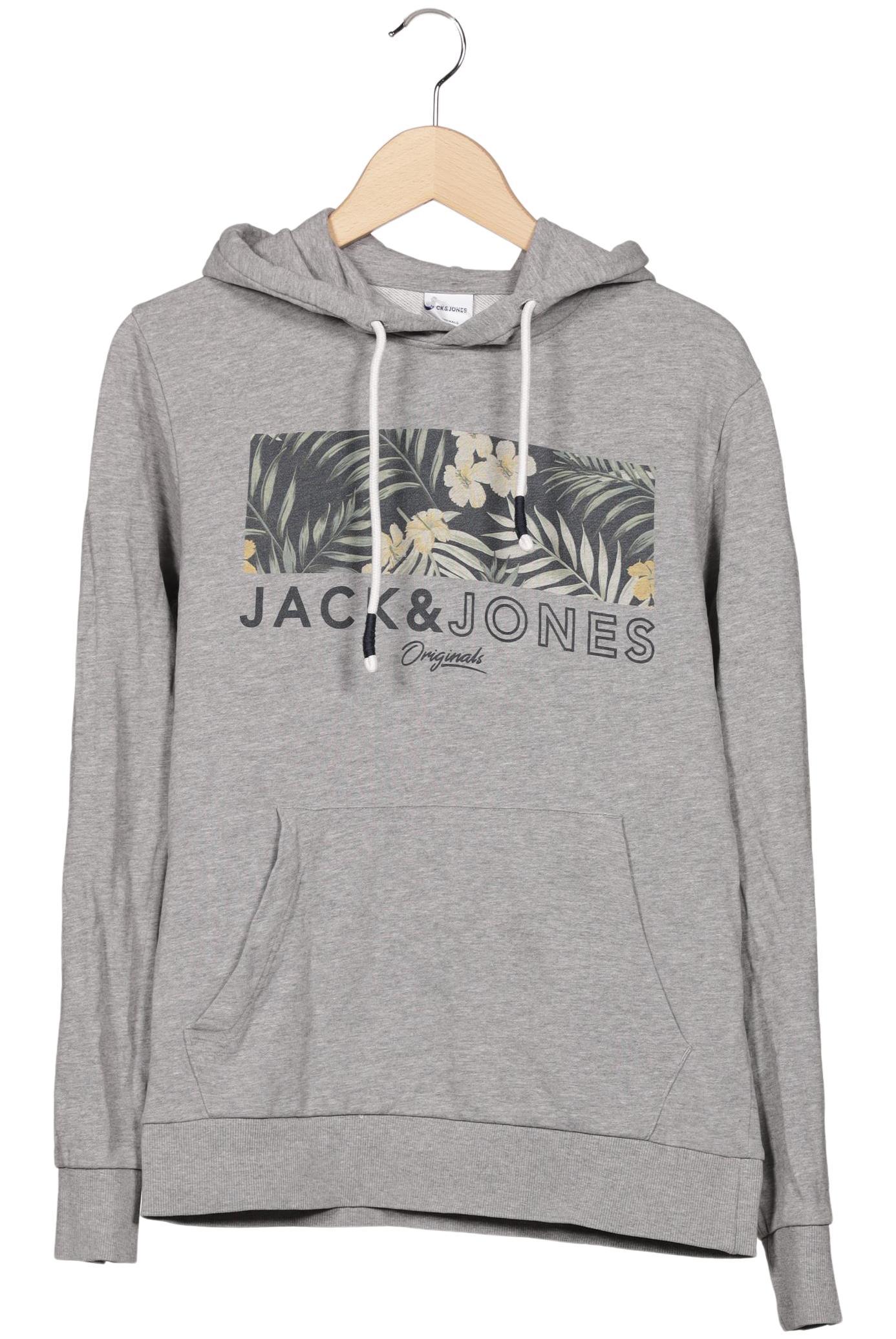 

Jack & Jones Herren Kapuzenpullover, grau, Gr. 46