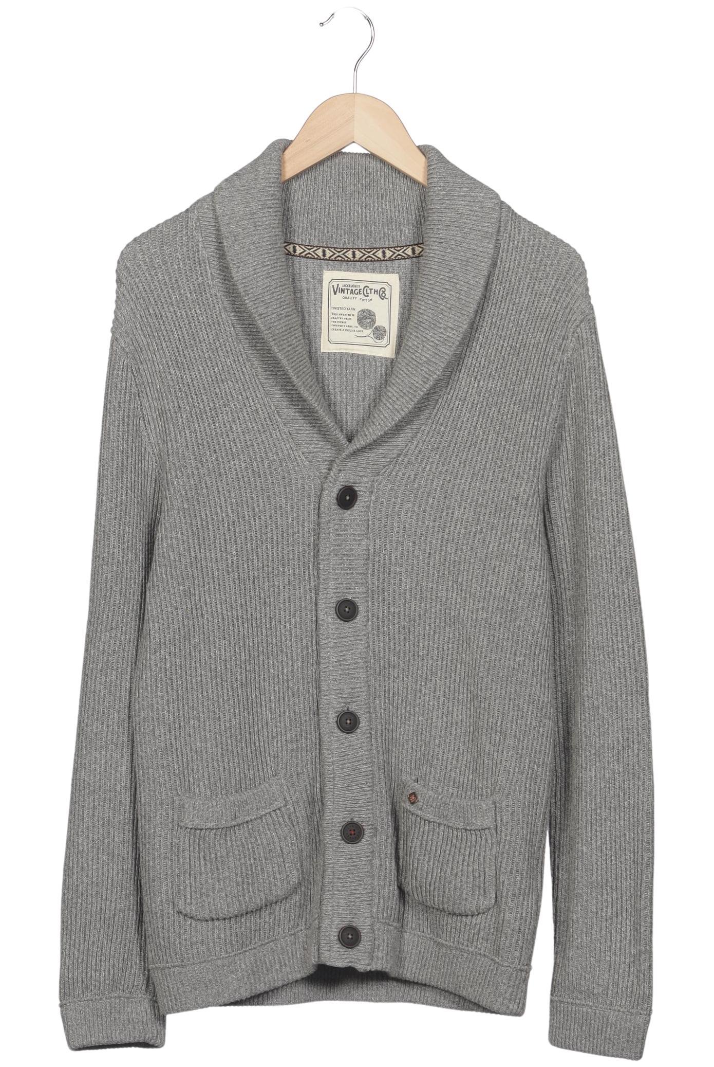 

Jack & Jones Herren Strickjacke, grau, Gr. 52