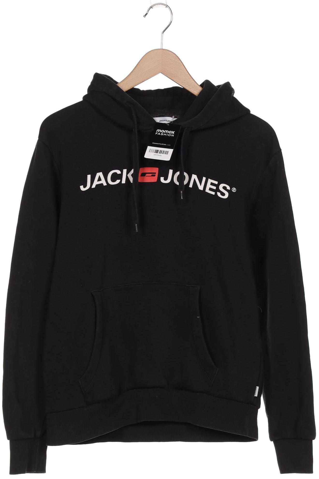 

Jack & Jones Herren Kapuzenpullover, schwarz, Gr. 46