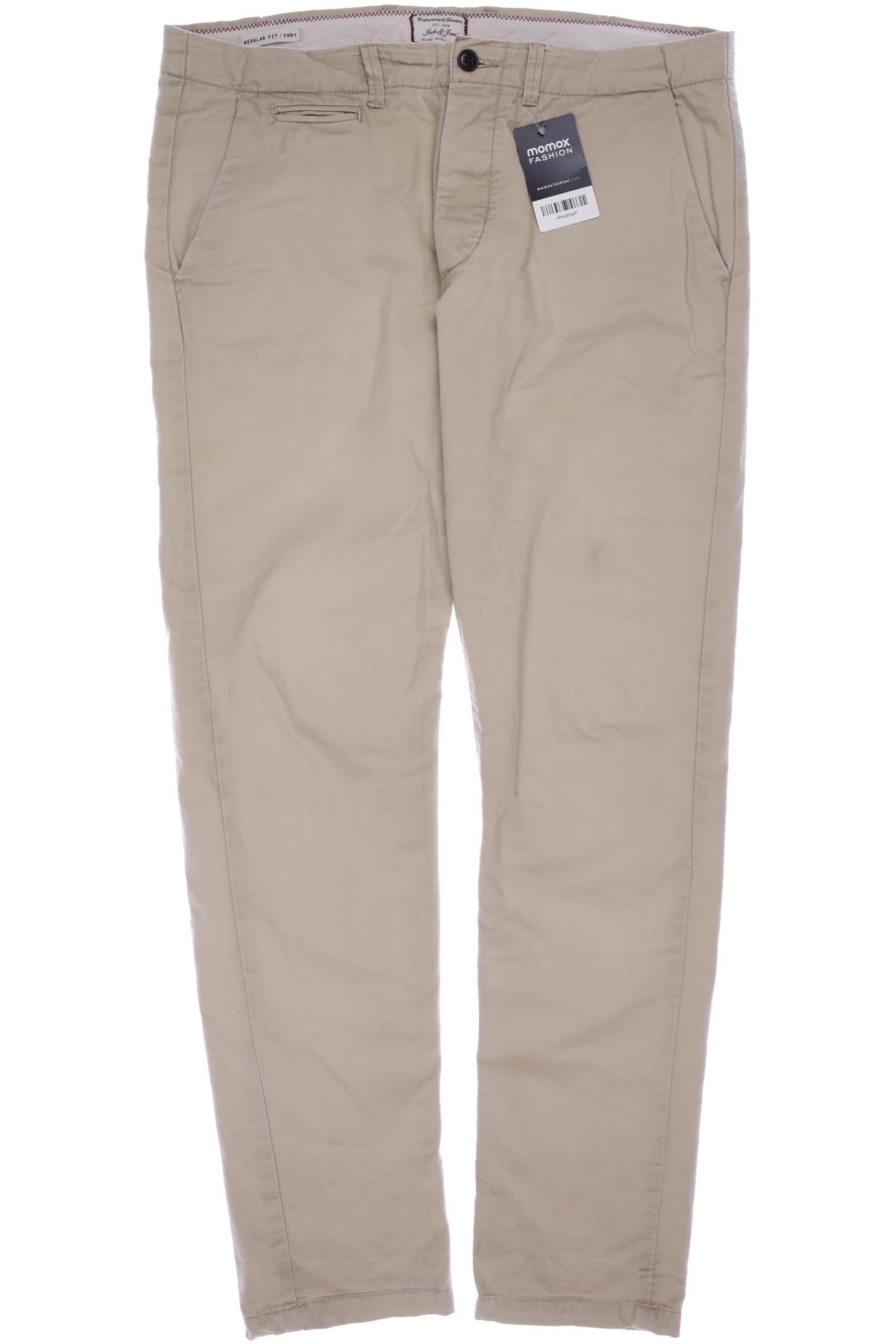 

Jack & Jones Herren Stoffhose, cremeweiß, Gr. 34