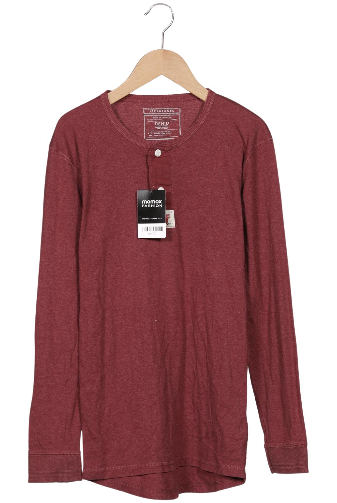 

Jack & Jones Herren Langarmshirt, rot, Gr. 48