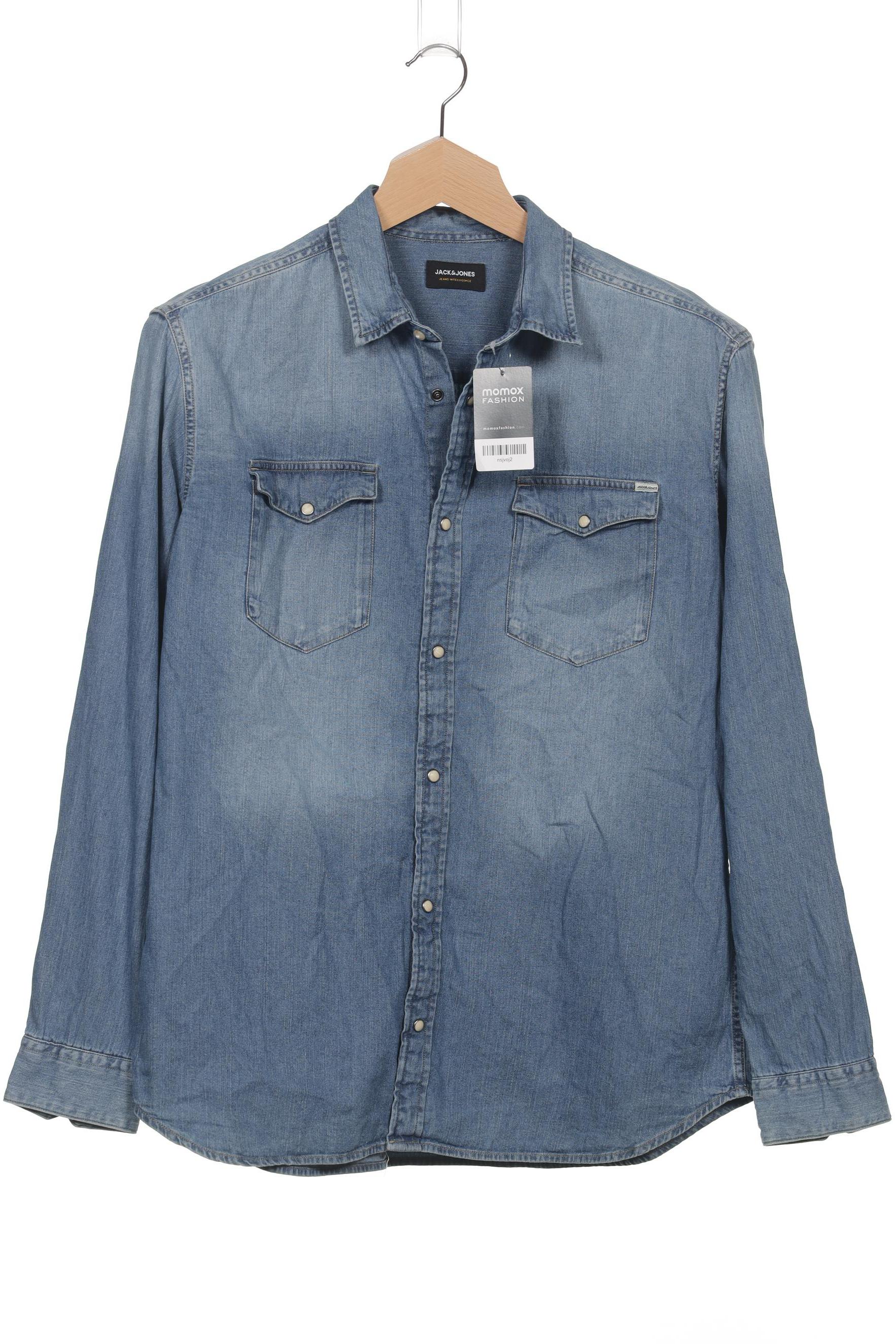 

Jack & Jones Herren Hemd, blau, Gr. 56