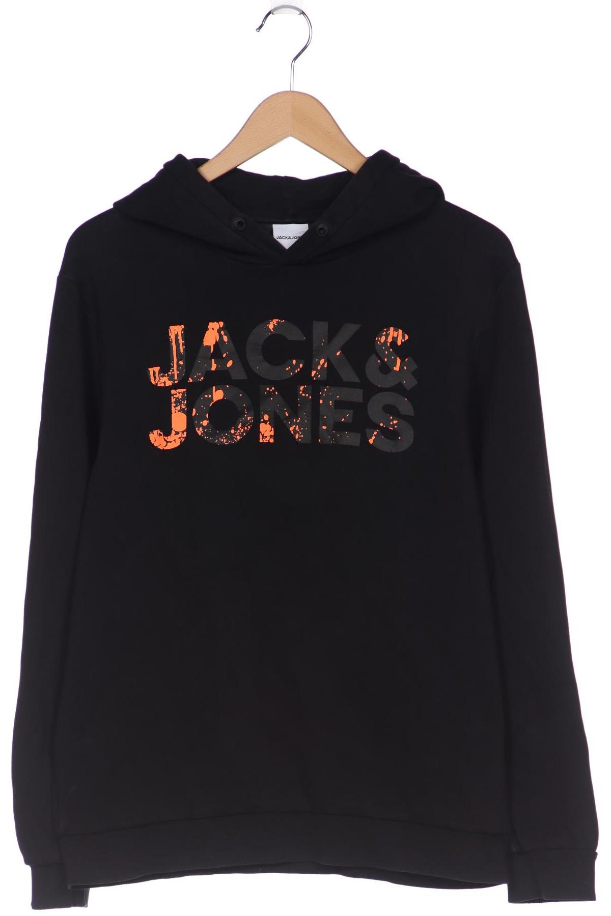 

Jack & Jones Herren Kapuzenpullover, schwarz, Gr. 48