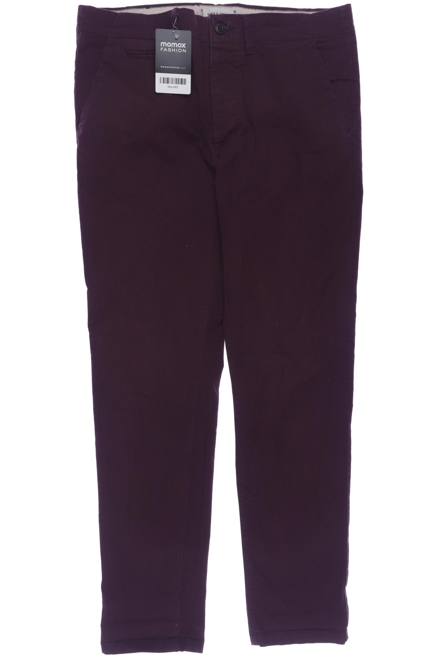 

Jack & Jones Herren Stoffhose, bordeaux, Gr. 30