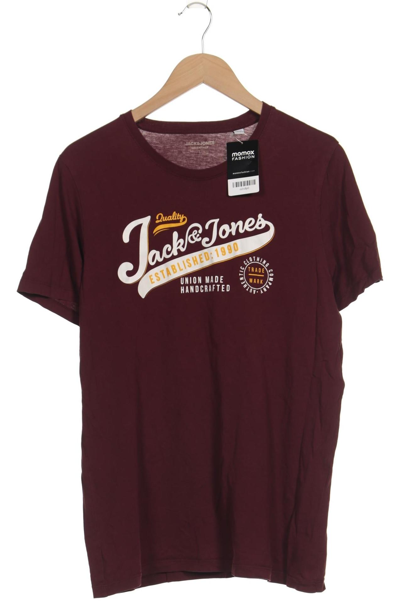 

Jack & Jones Herren T-Shirt, bordeaux, Gr. 52