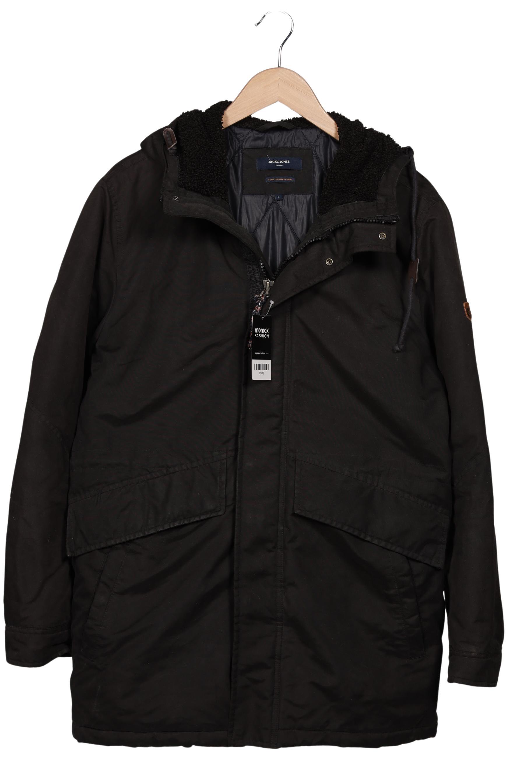 

Jack & Jones Herren Mantel, schwarz, Gr. 52
