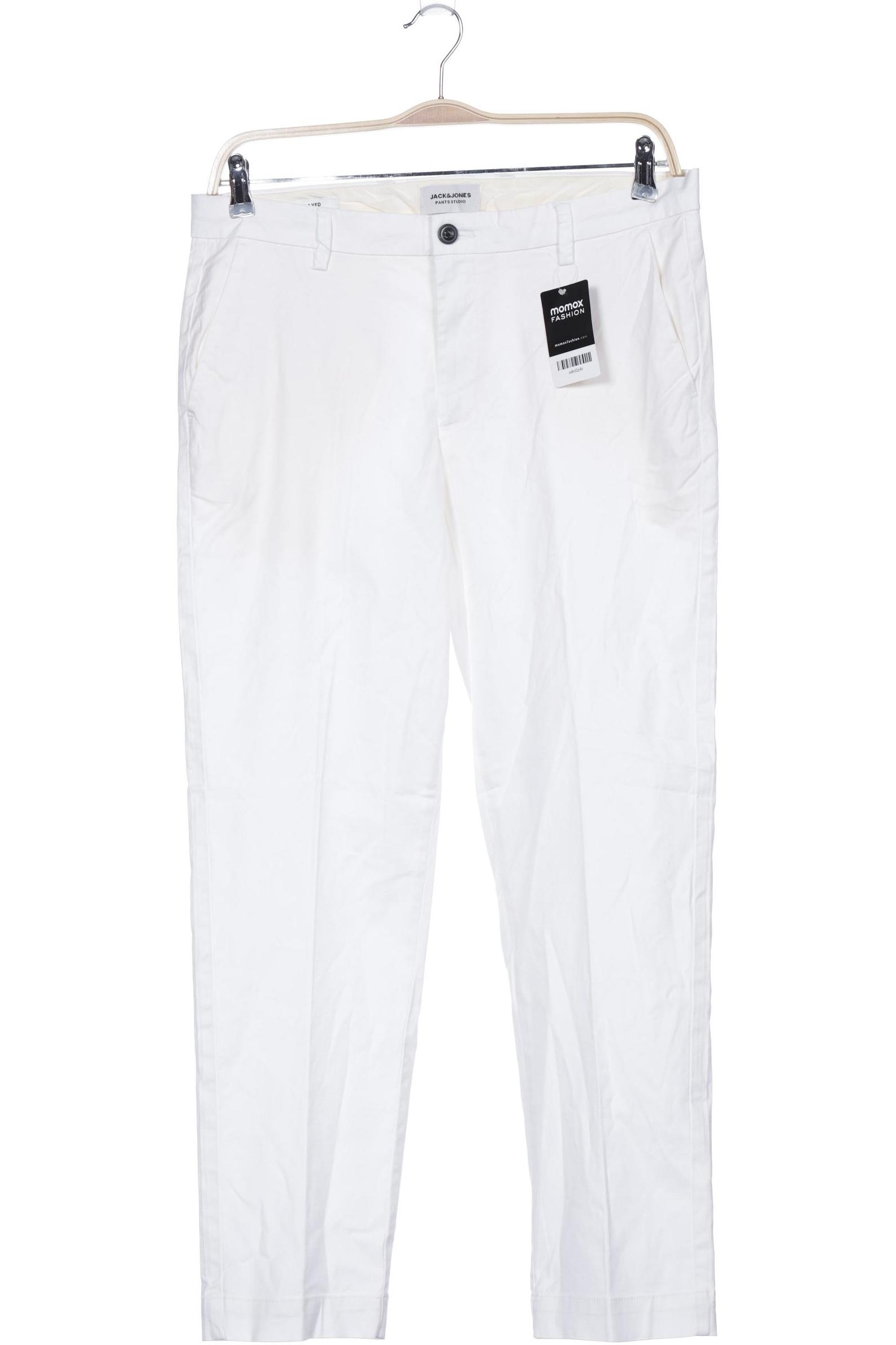 

Jack & Jones Herren Stoffhose, weiß, Gr. 34