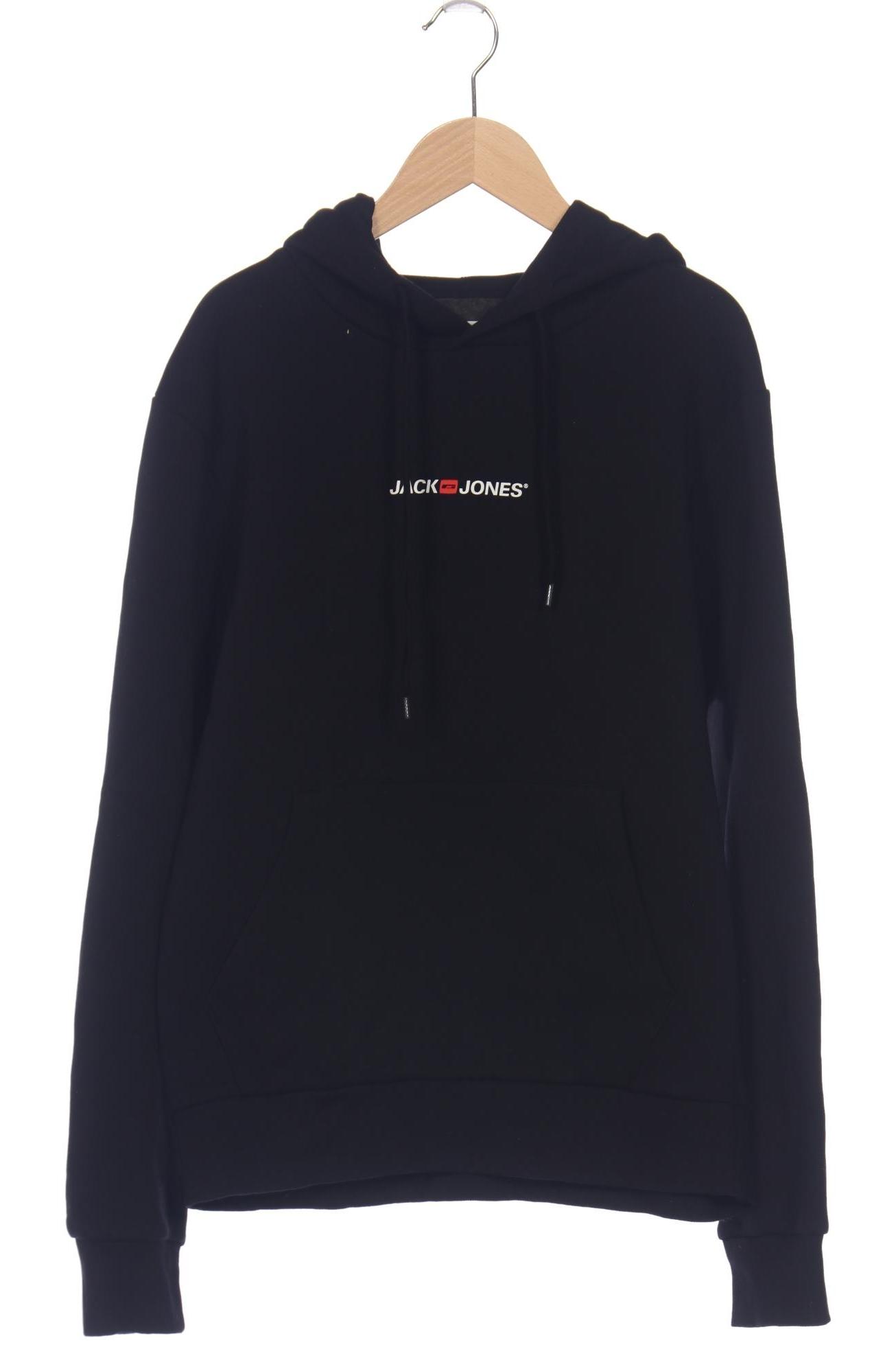 

Jack & Jones Herren Kapuzenpullover, schwarz, Gr. 46