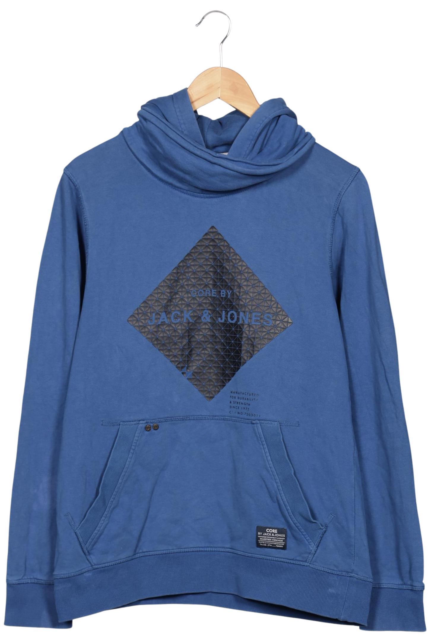 

Jack & Jones Herren Kapuzenpullover, blau, Gr. 48