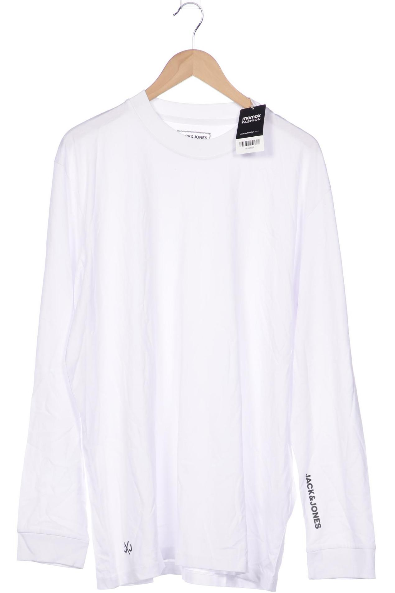 

Jack & Jones Herren Langarmshirt, weiß, Gr. 58